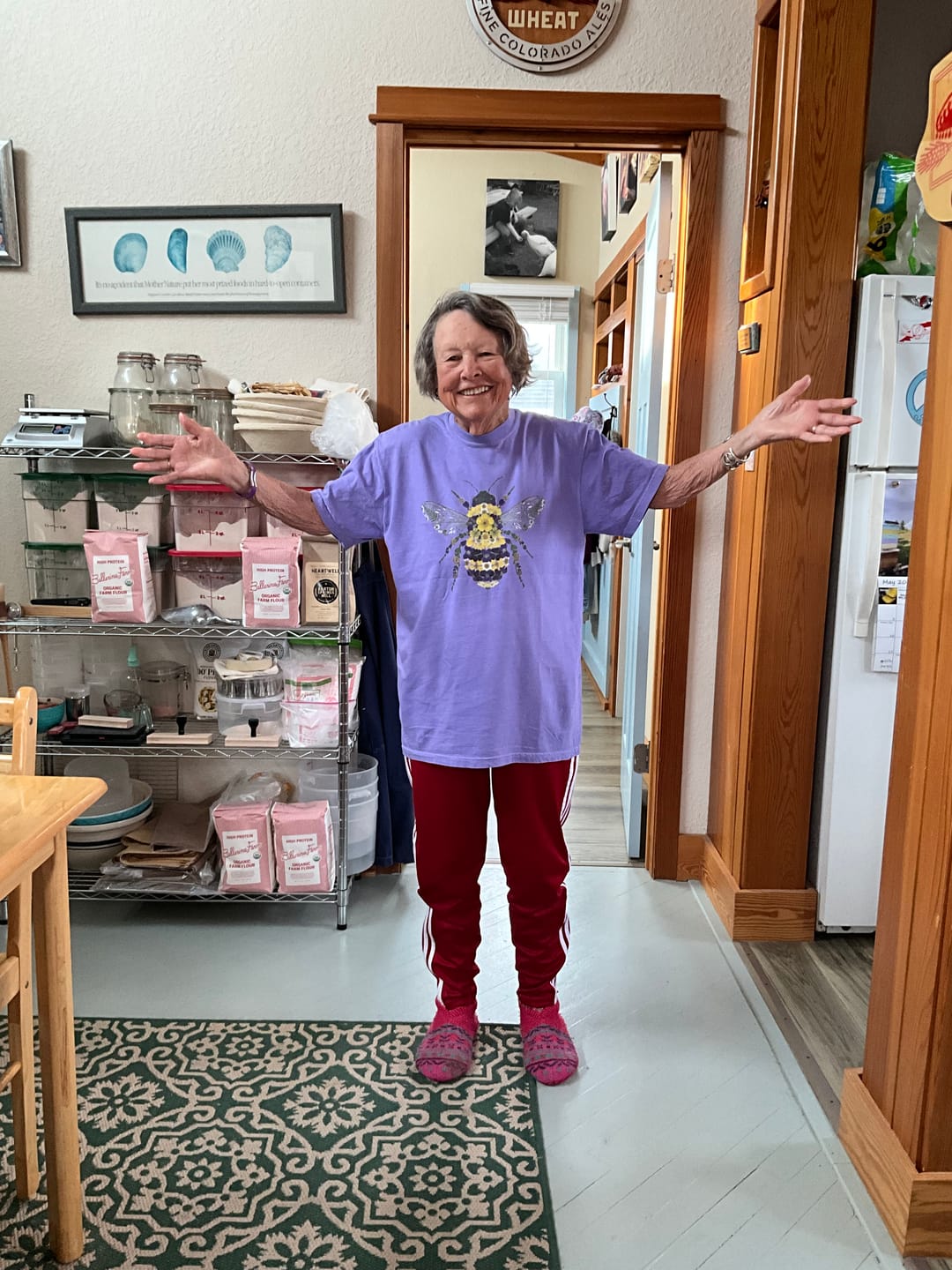 Customer photo review of Wildflower Bee T-Shirt