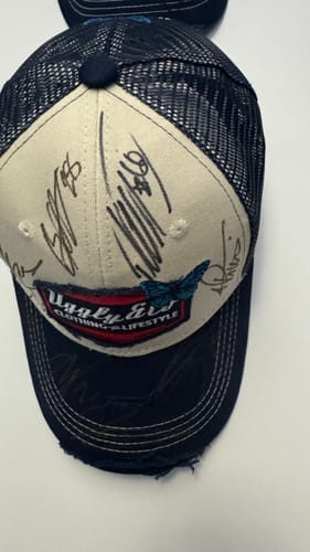 Customer photo review of Sylvain Guintoli x Diamond Charity Cap – 100% Donation