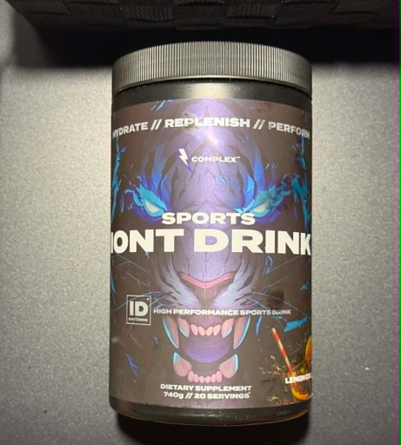 Customer photo review of Dual-Carb Ion Drink