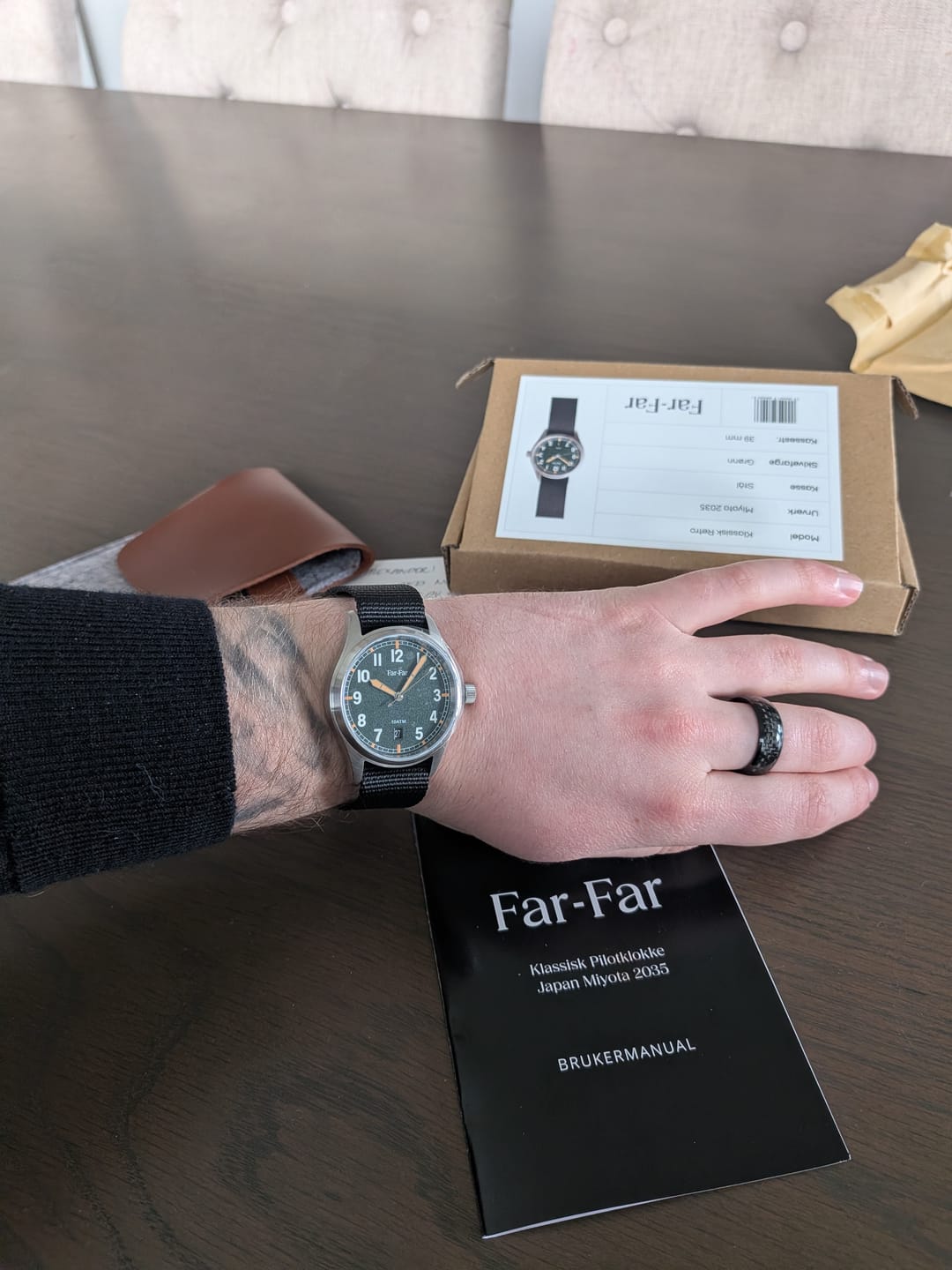 Customer photo review of Far-Far Retro Grønn Klassisk