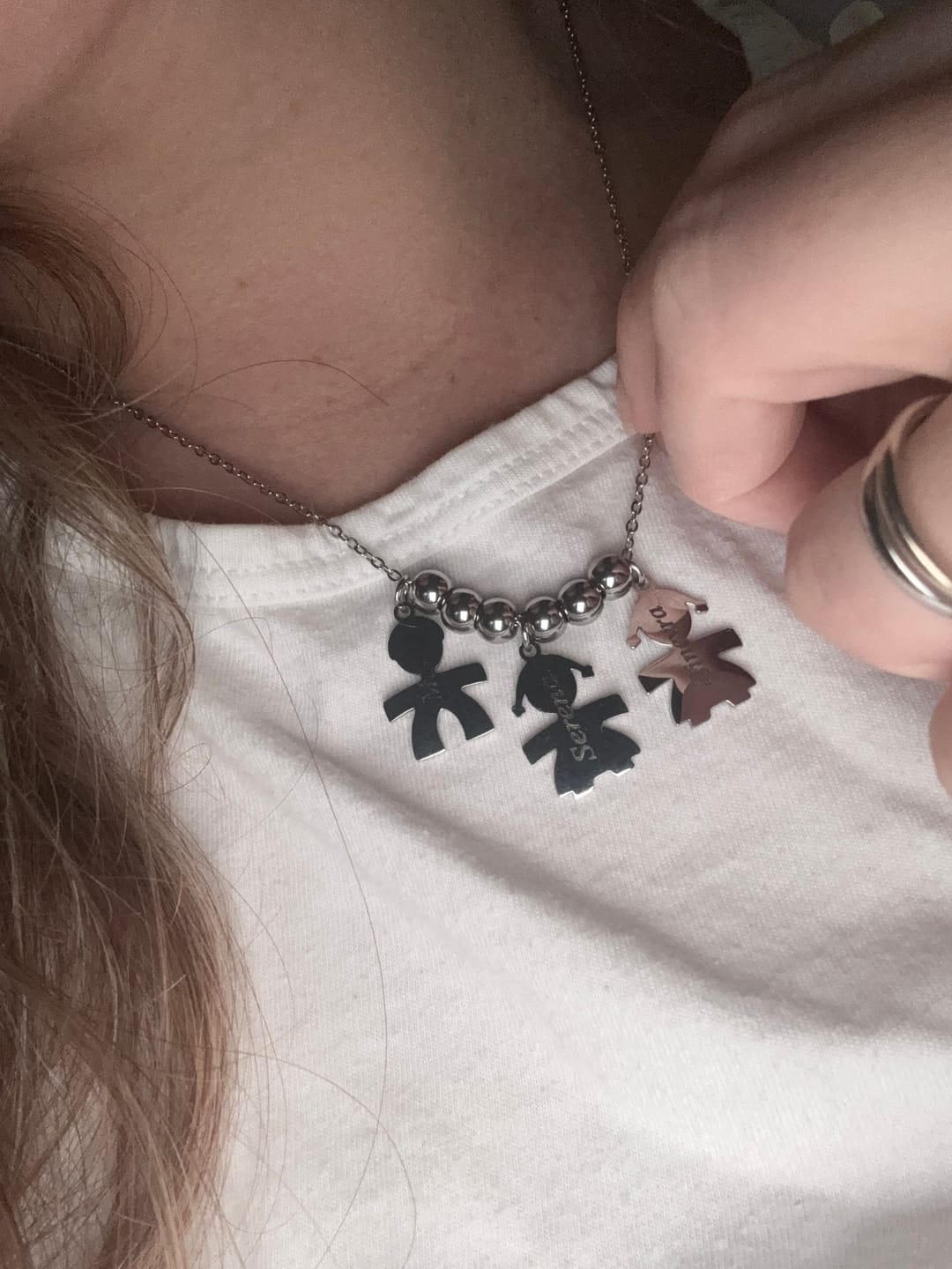 Customer photo review of Collana con bambini - I Miei Tesori