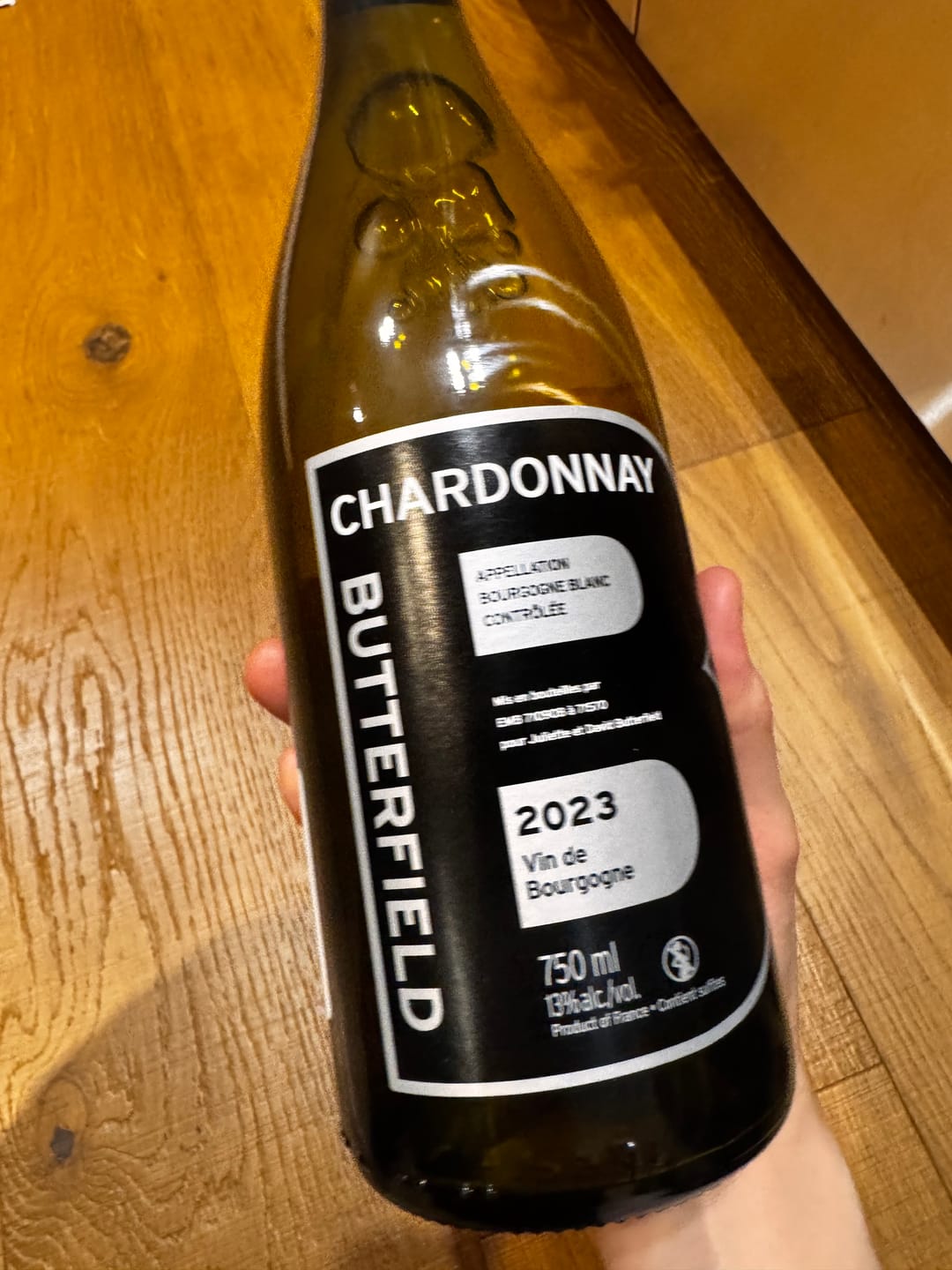 Customer photo review of David Butterfield Bourgogne Chardonnay 2023