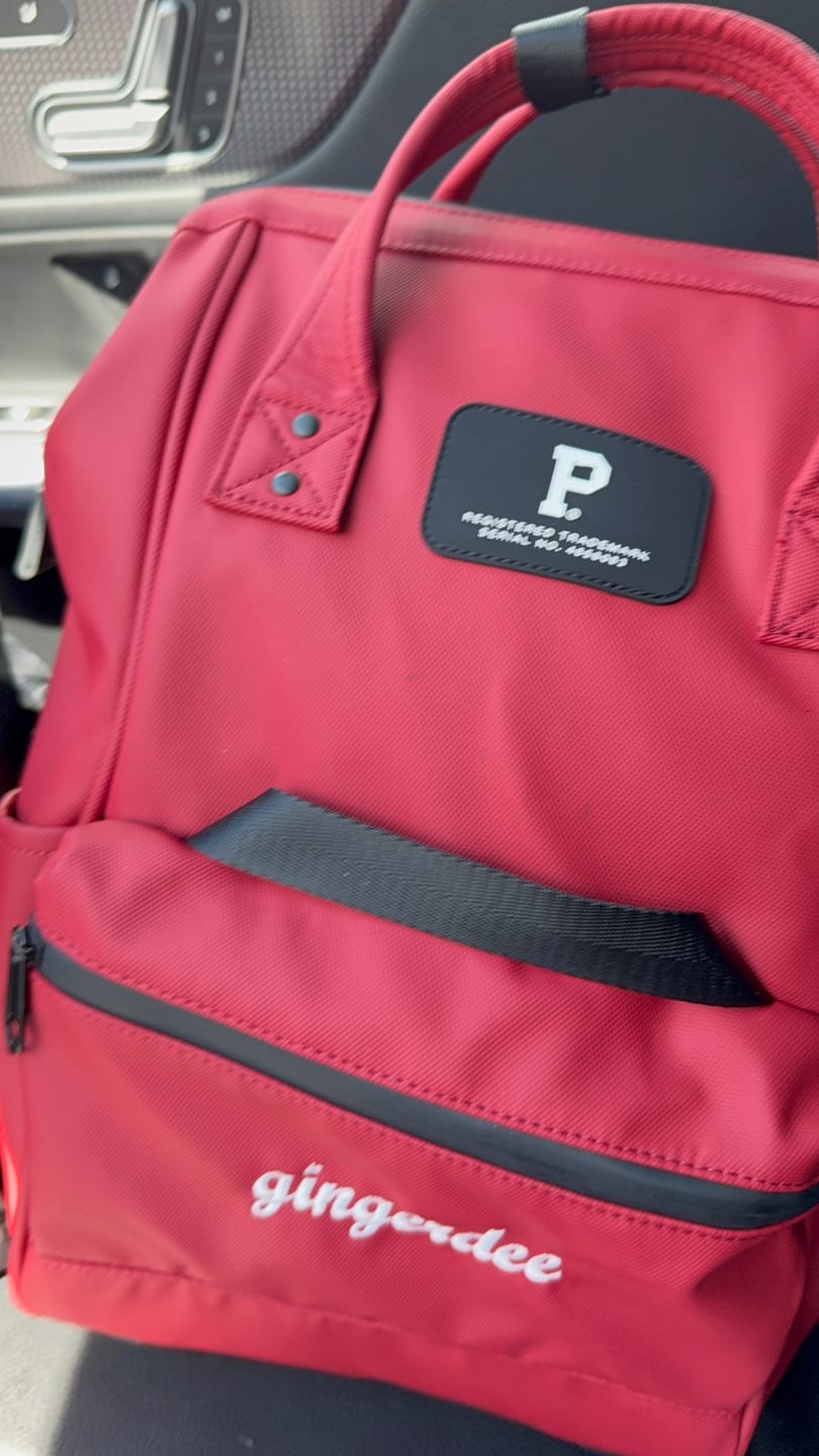 Customer photo review of Personalized Cascade Backpack - Compact
