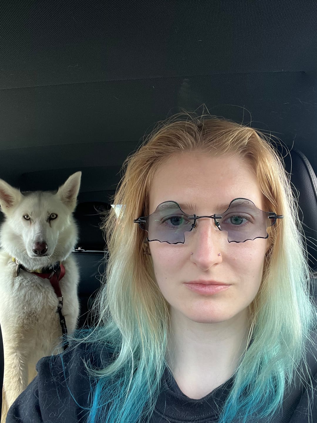 Customer photo review of Ghostie Eyeglasses