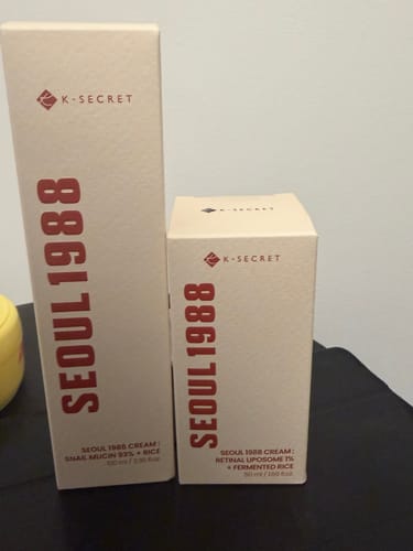 Customer photo review of Ksecret Seoul 1988 Cream Retinal Liposome 1 Fermented Rice 50 ml