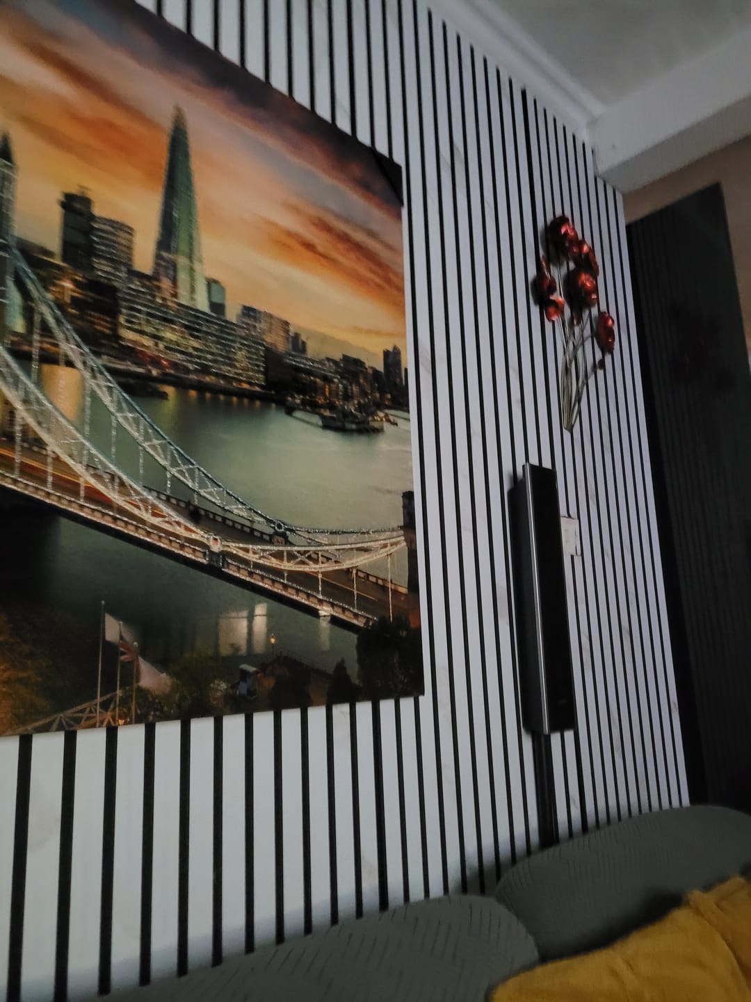 Customer photo review of Premium Acoustic Wall Panels - Light Grey