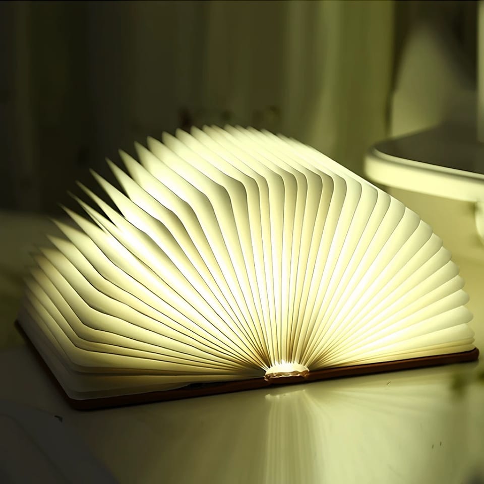 Customer photo review of Book lamp