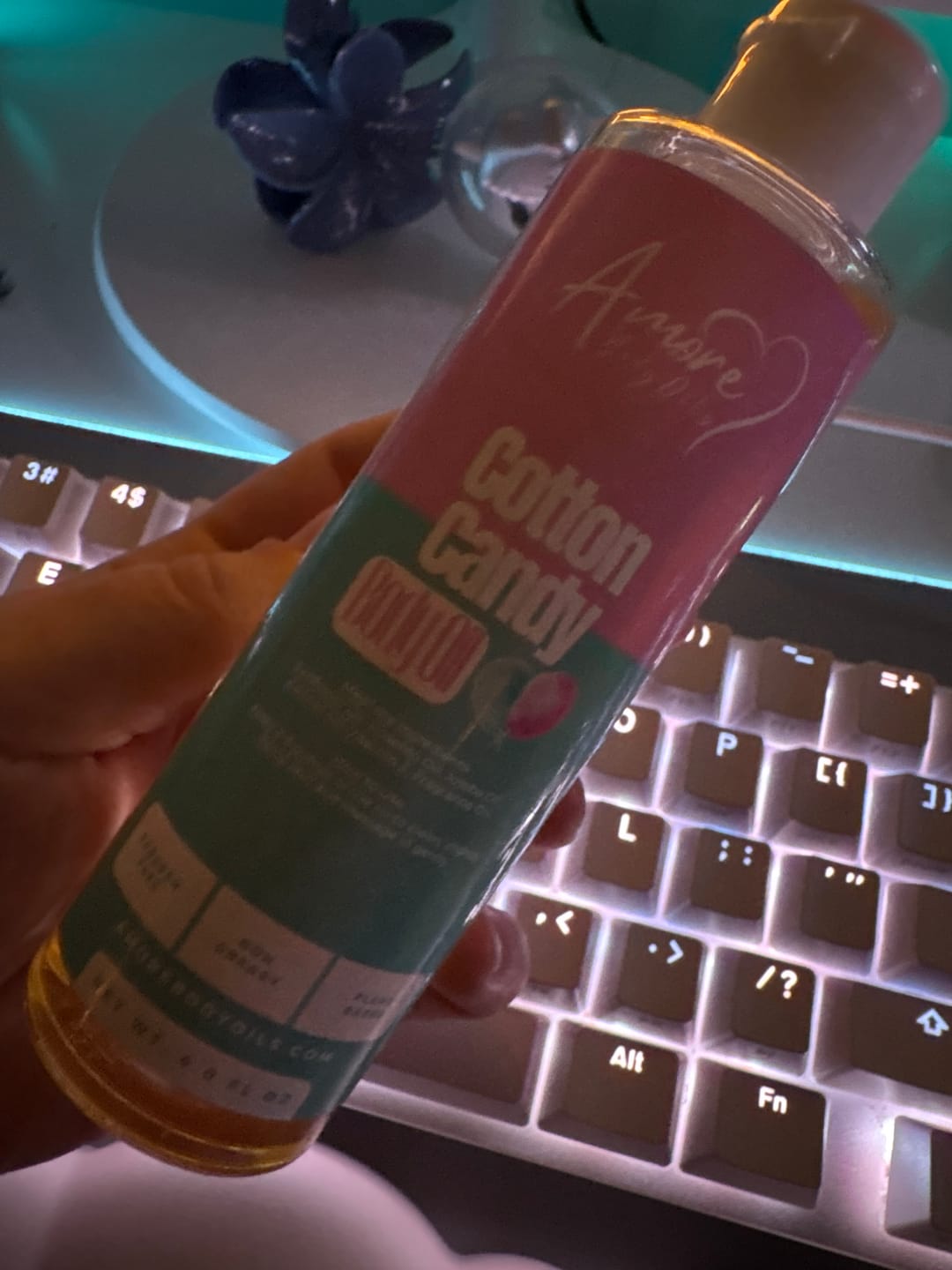 Customer photo review of Cotton Candy - Body Oil