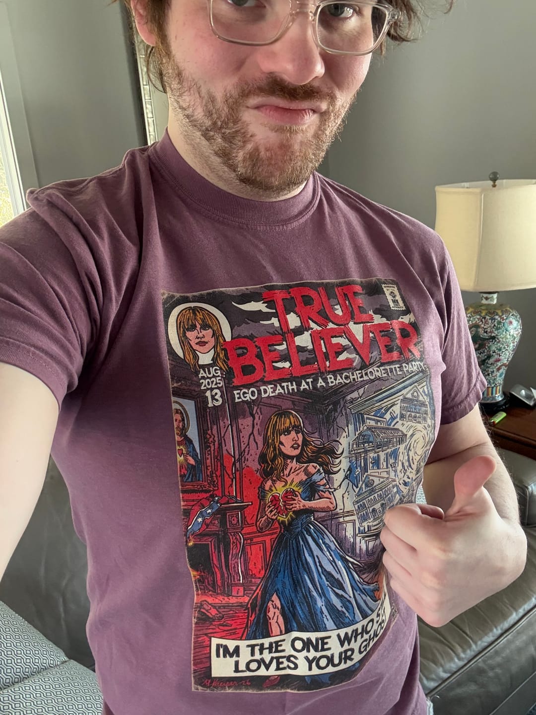 Customer photo review of True Believer - Unisex Comfort Colors T-shirt