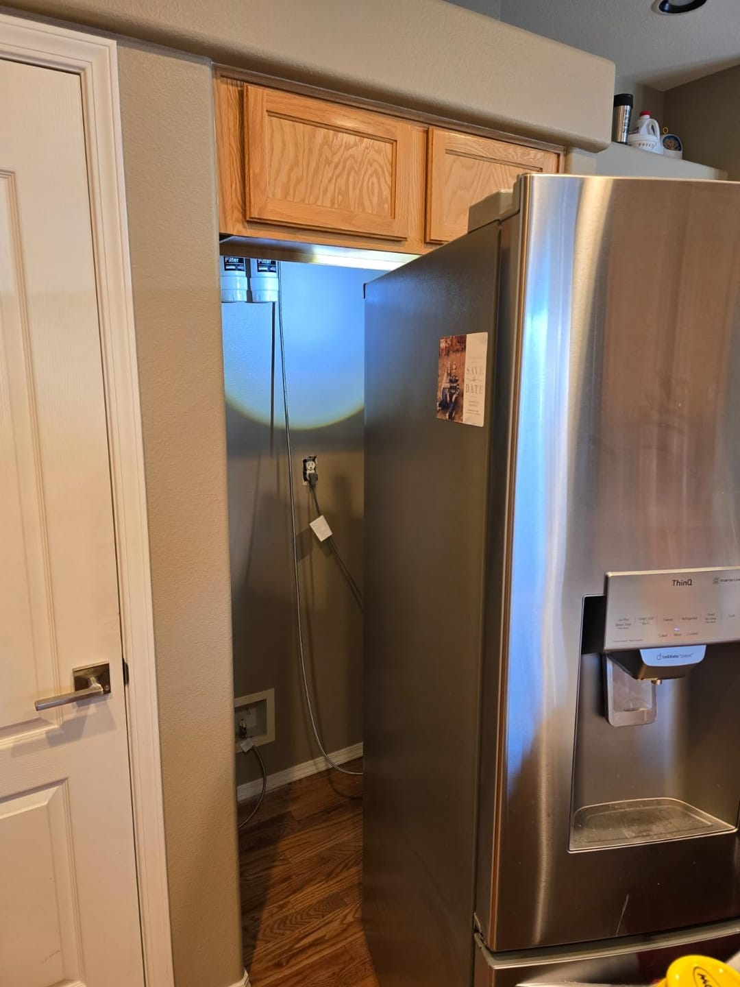 Customer photo review of Frizzlife 3-Stage Direct-Connect Under-Sink Water Filter System, SK99-NEW