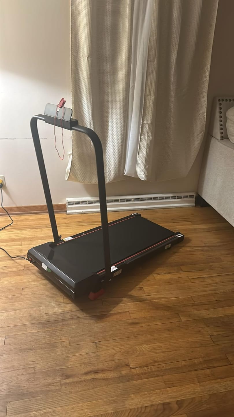 Customer photo review of Umay X5F Folding 3-in-1 Portable Treadmill with 16% Incline Max 10 KM/H
