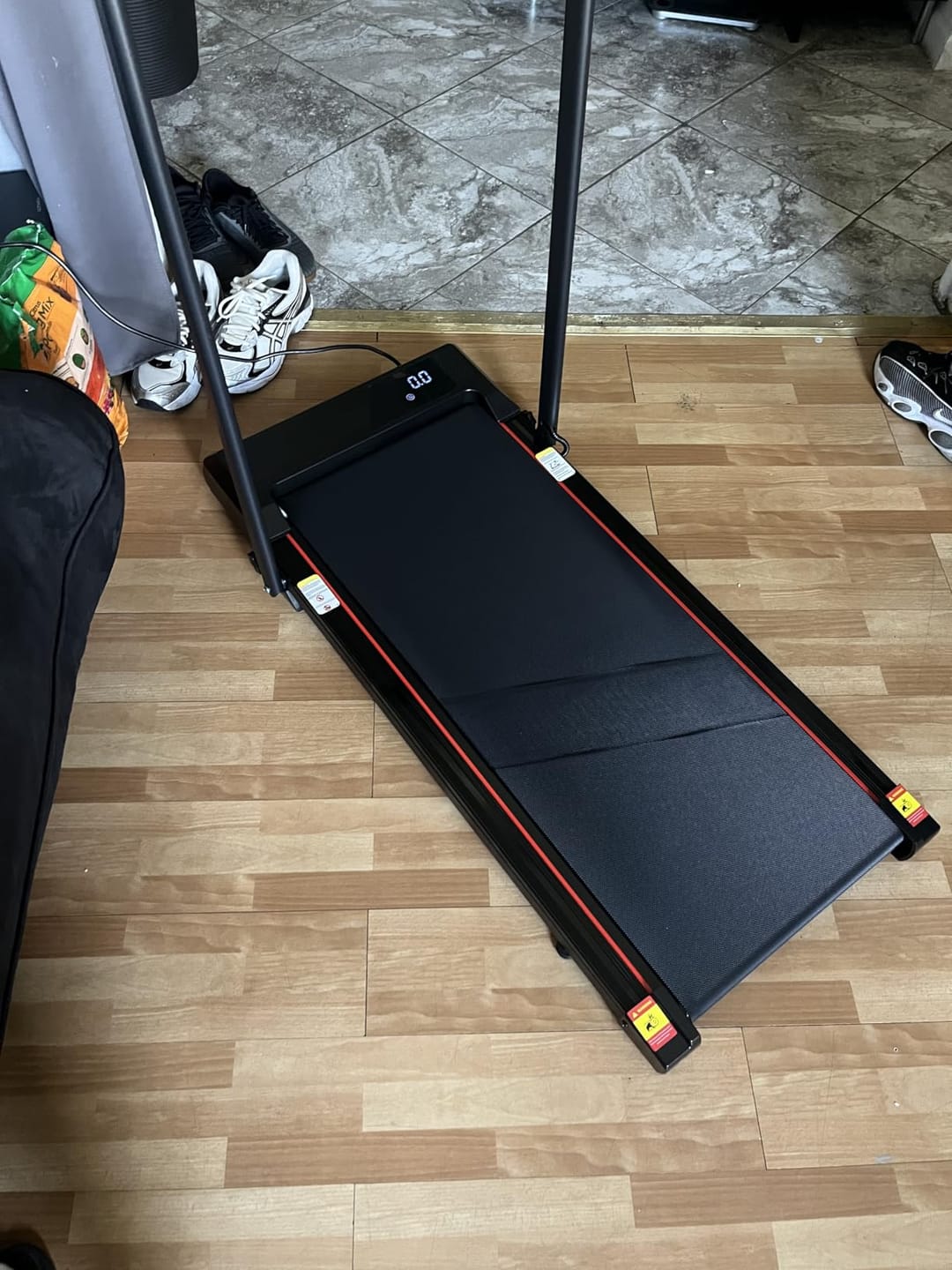 Customer photo review of Umay X5F Folding 3-in-1 Portable Treadmill with 16% Incline Max 10 KM/H