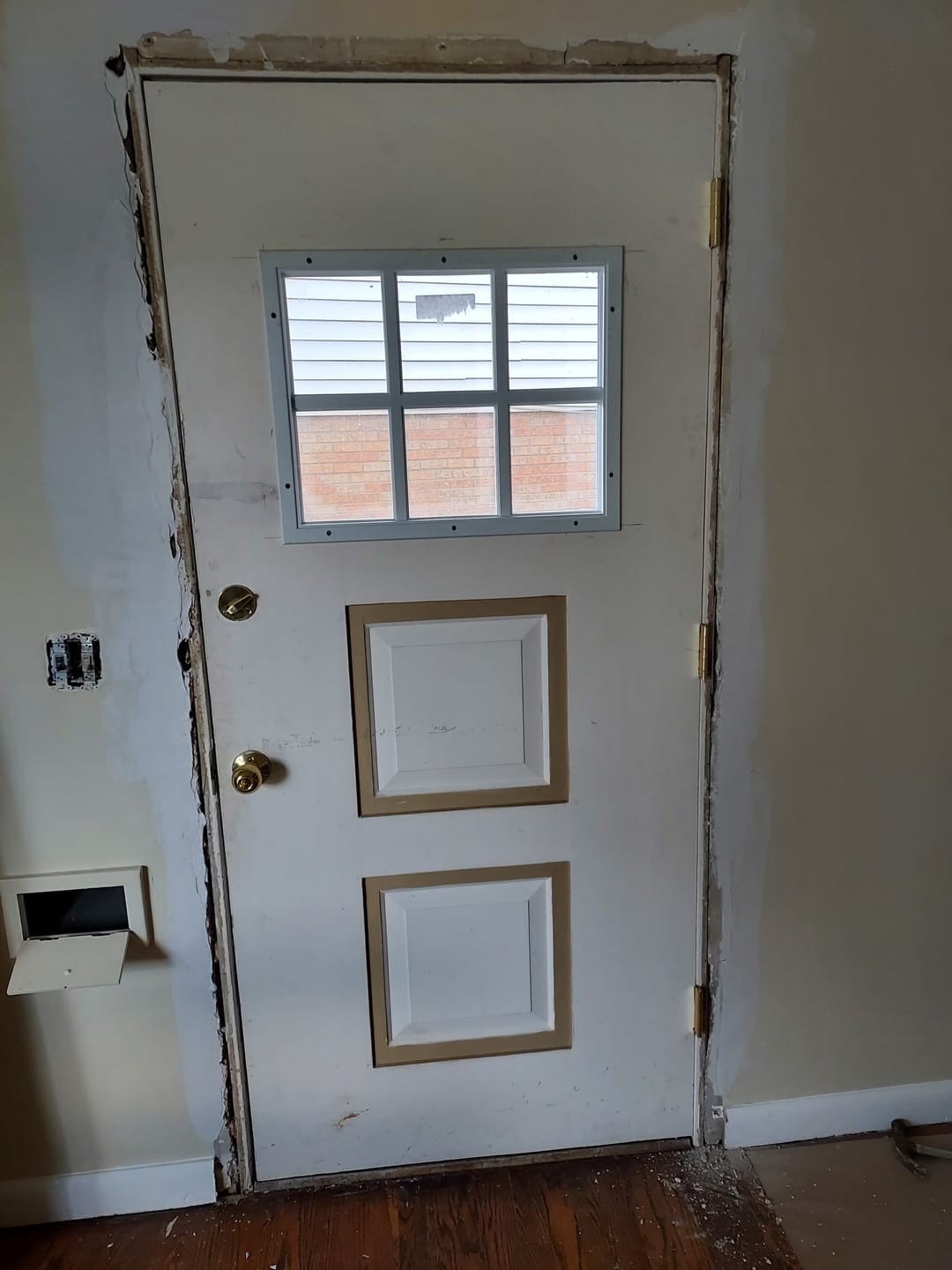 Customer photo review of Clear 6 Lite Glass and Frame Kit (Craftsman)