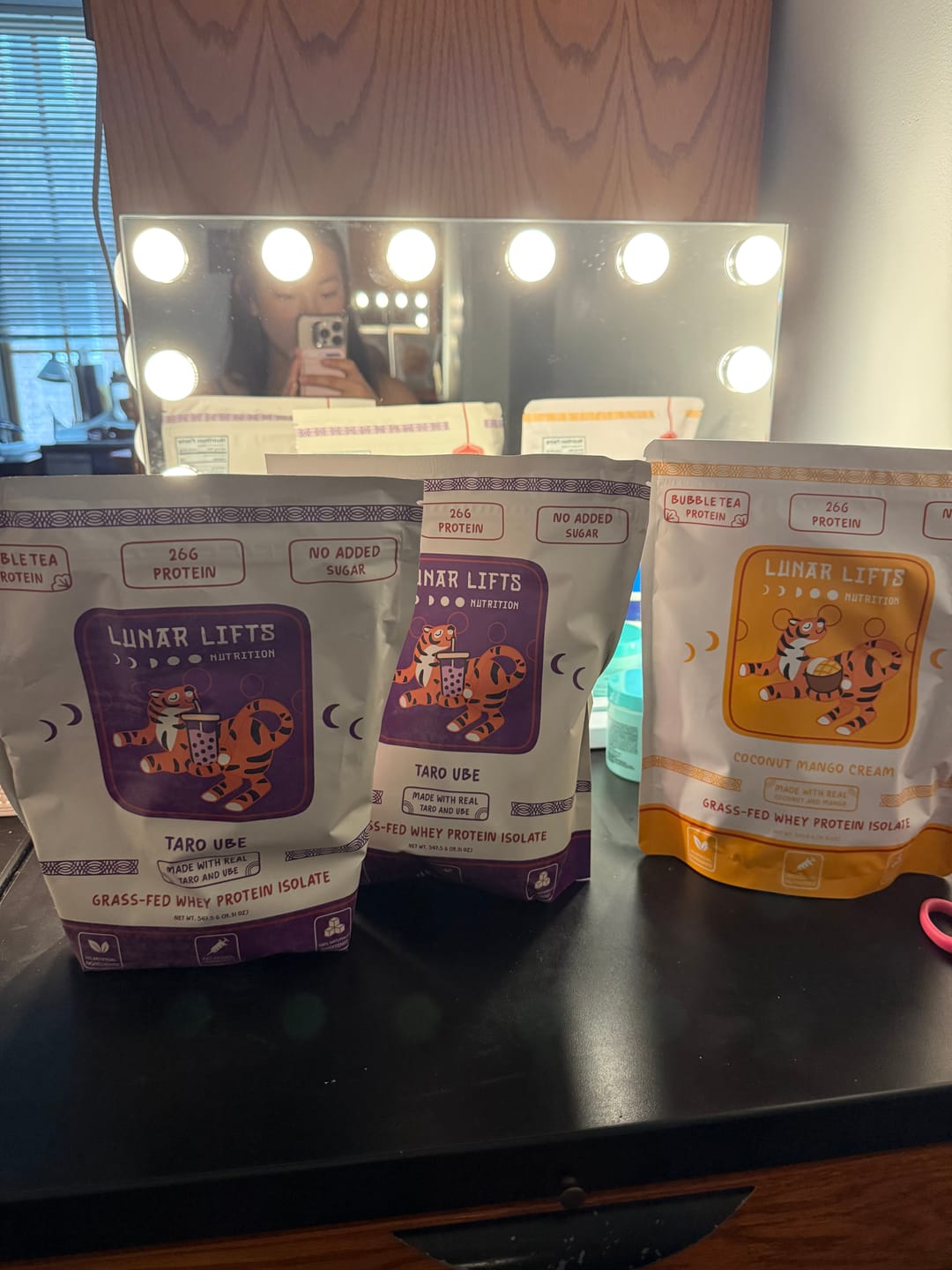 Customer photo review of Taro Ube Whey Protein