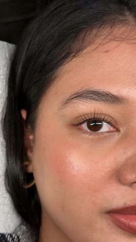 Customer photo review of Pure Care Lash & Brow Lift Pack