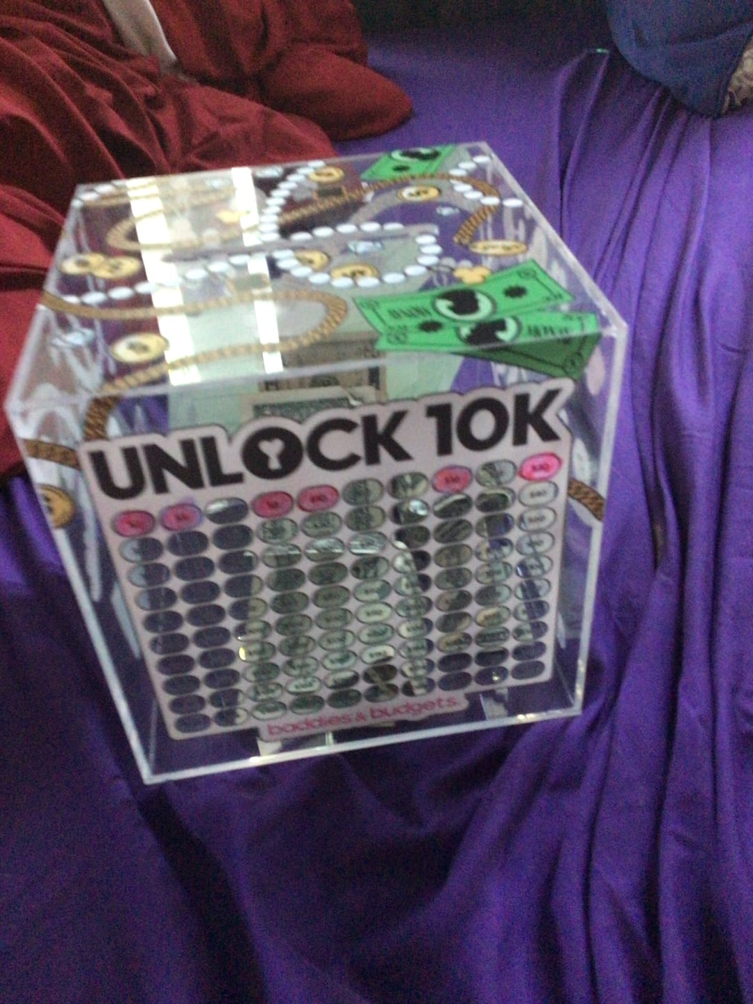 Customer photo review of 10K Unlocked Savings Box
