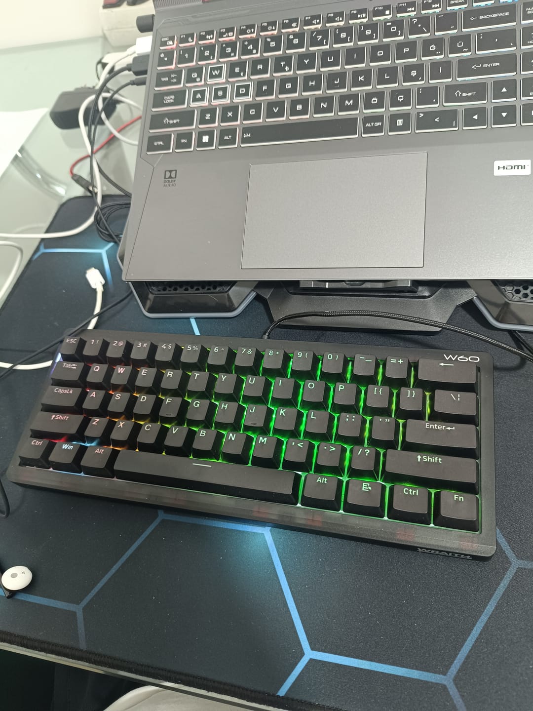 Customer photo review of Wraith W60 Klavye (Manyetik Switch / HE)