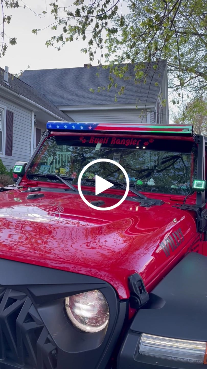 Customer video review of Light Bar Cover | Dual Row 52"