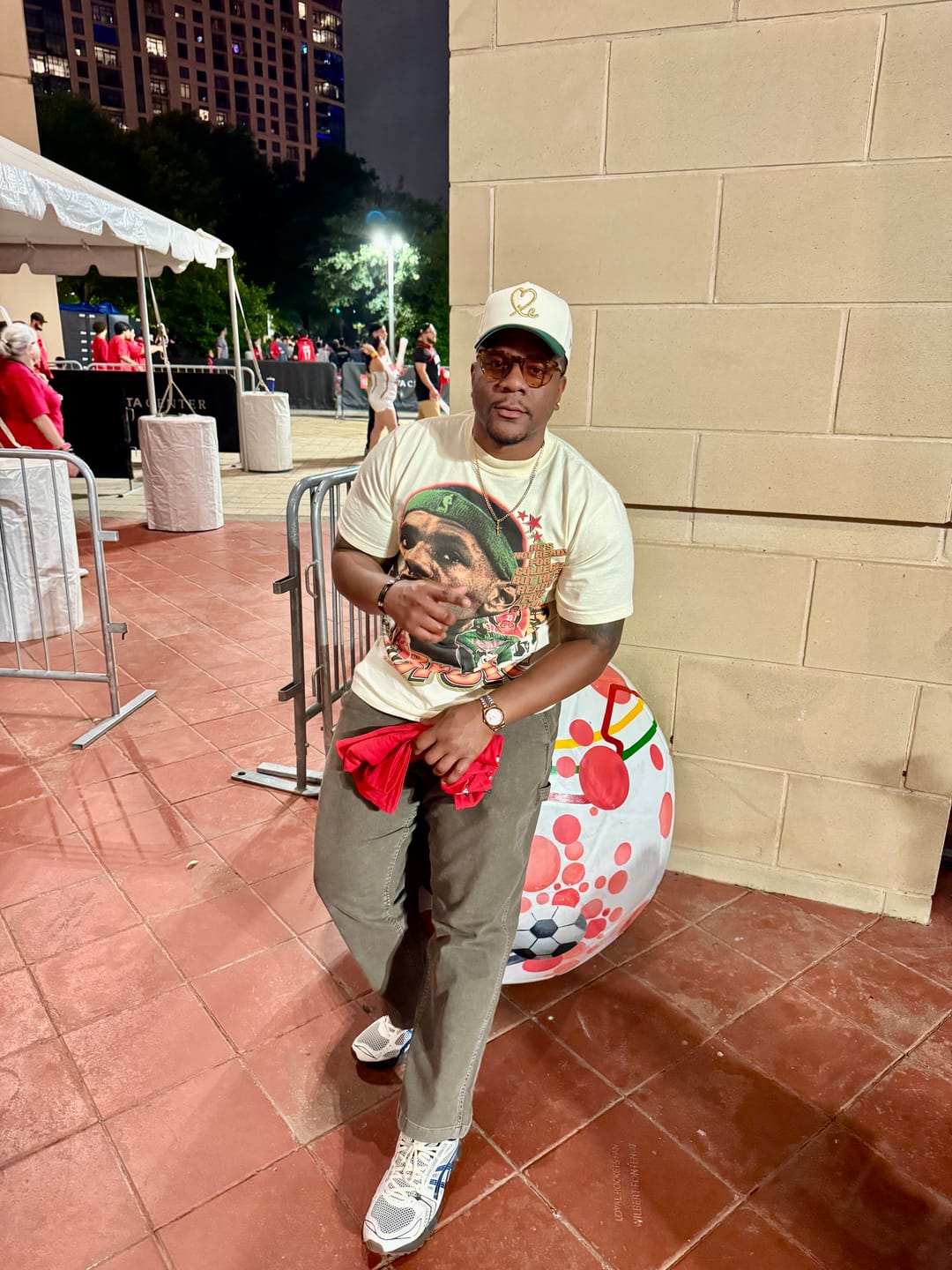 Customer photo review of LeBron "Skipped College" Tee