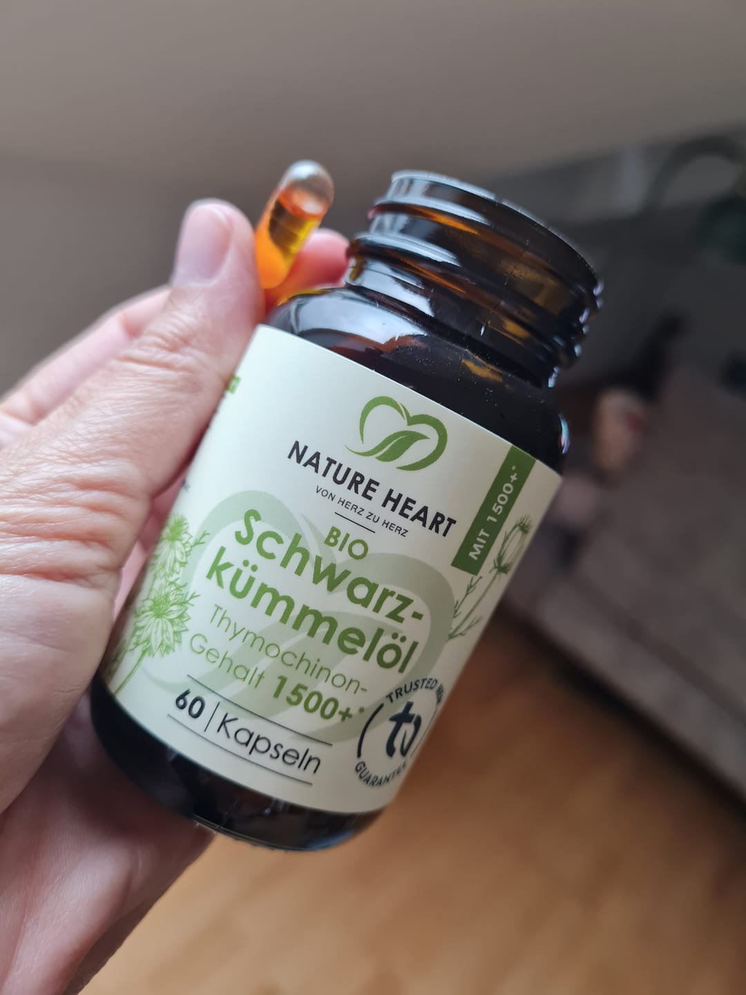 Customer photo review of BIO Schwarzkümmelöl 1500+ Thymochinongehalt