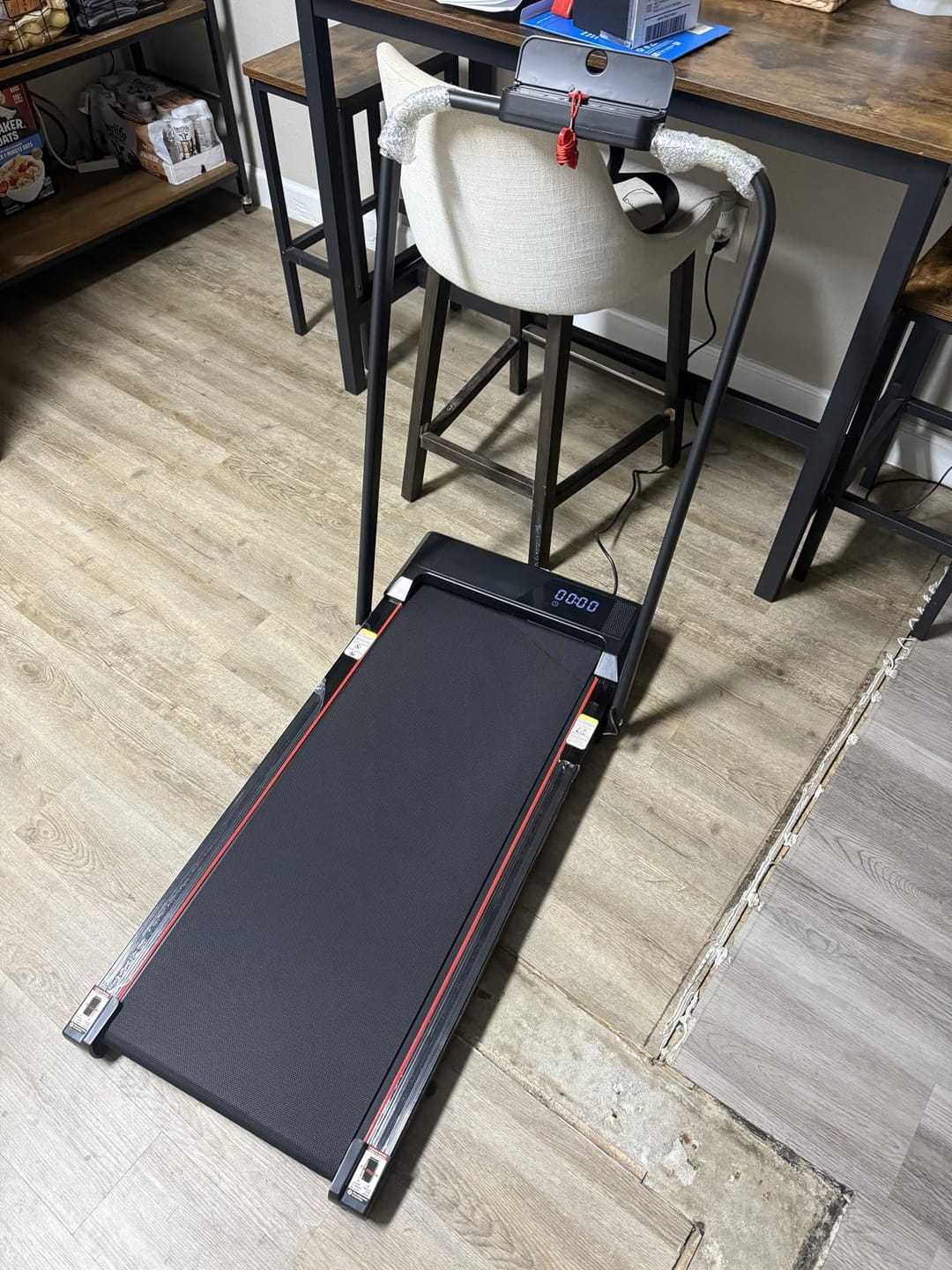 Customer photo review of Umay X5F Folding 3-in-1 Portable Treadmill with 16% Incline Max 10 KM/H