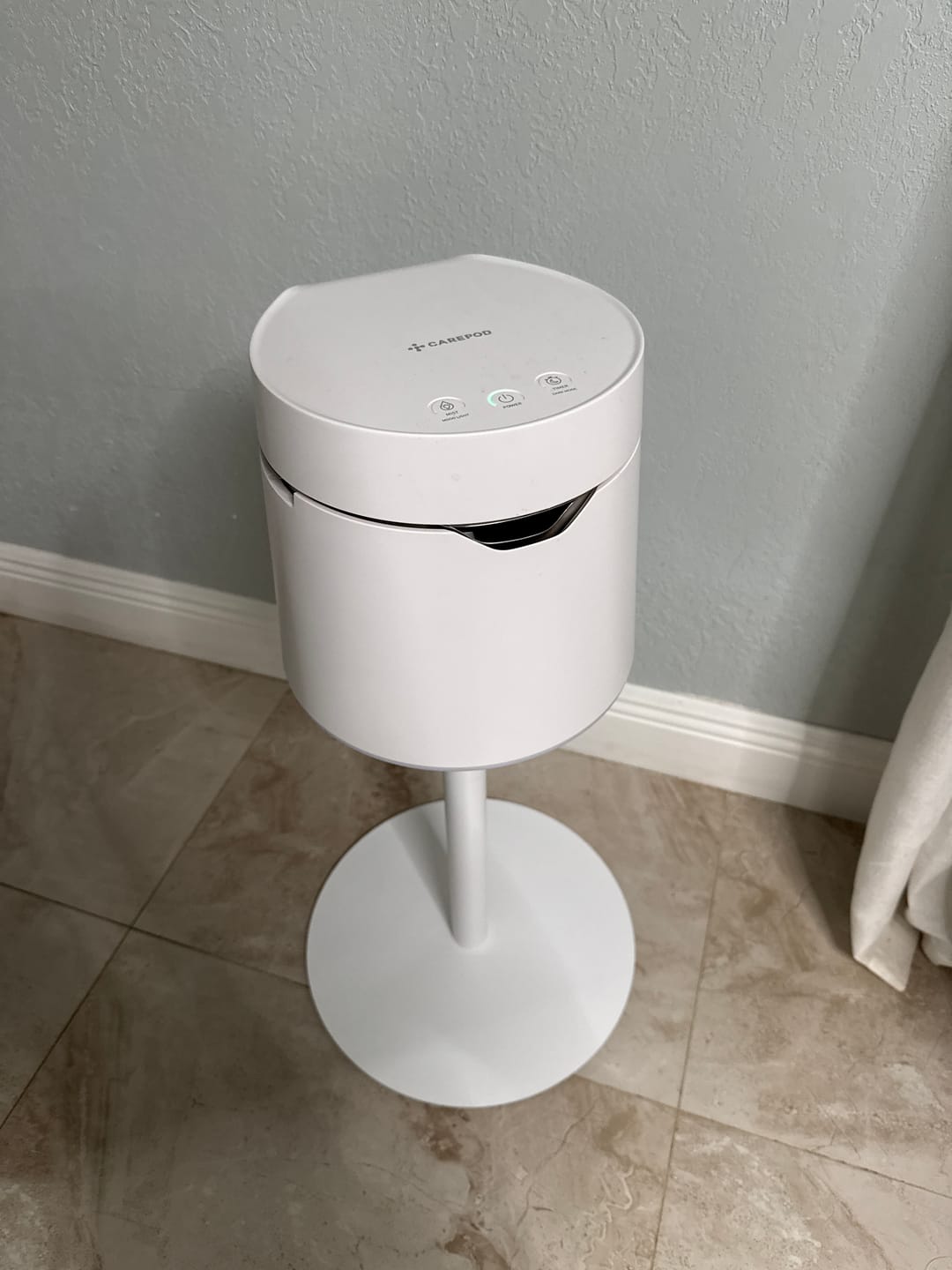 Customer photo review of Carepod One Plus with Stand - Stainless Steel Humidifier with Mood Light