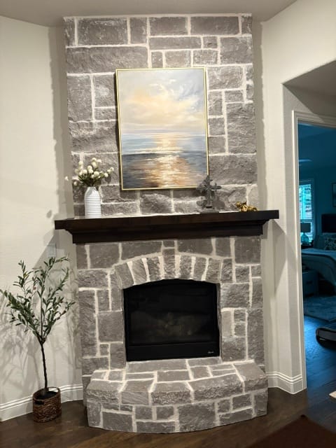 Customer photo review of Abstract Ocean And Sky Canvas Art #OC101