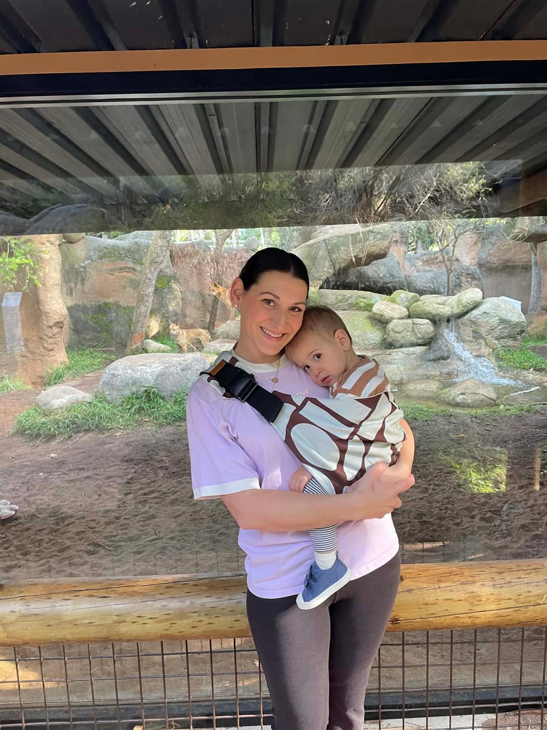 Customer photo review of POUCH™ TODDLER CARRIER