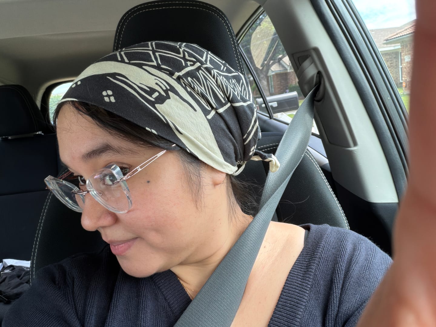 Customer photo review of Repose Bandana