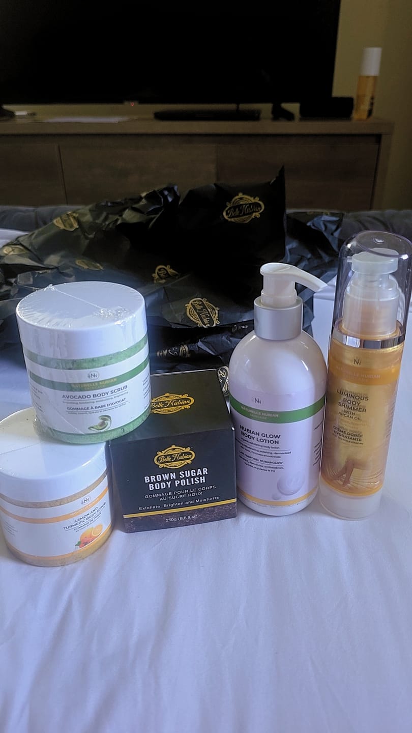 Customer photo review of Lemon & Turmeric Body Scrub
