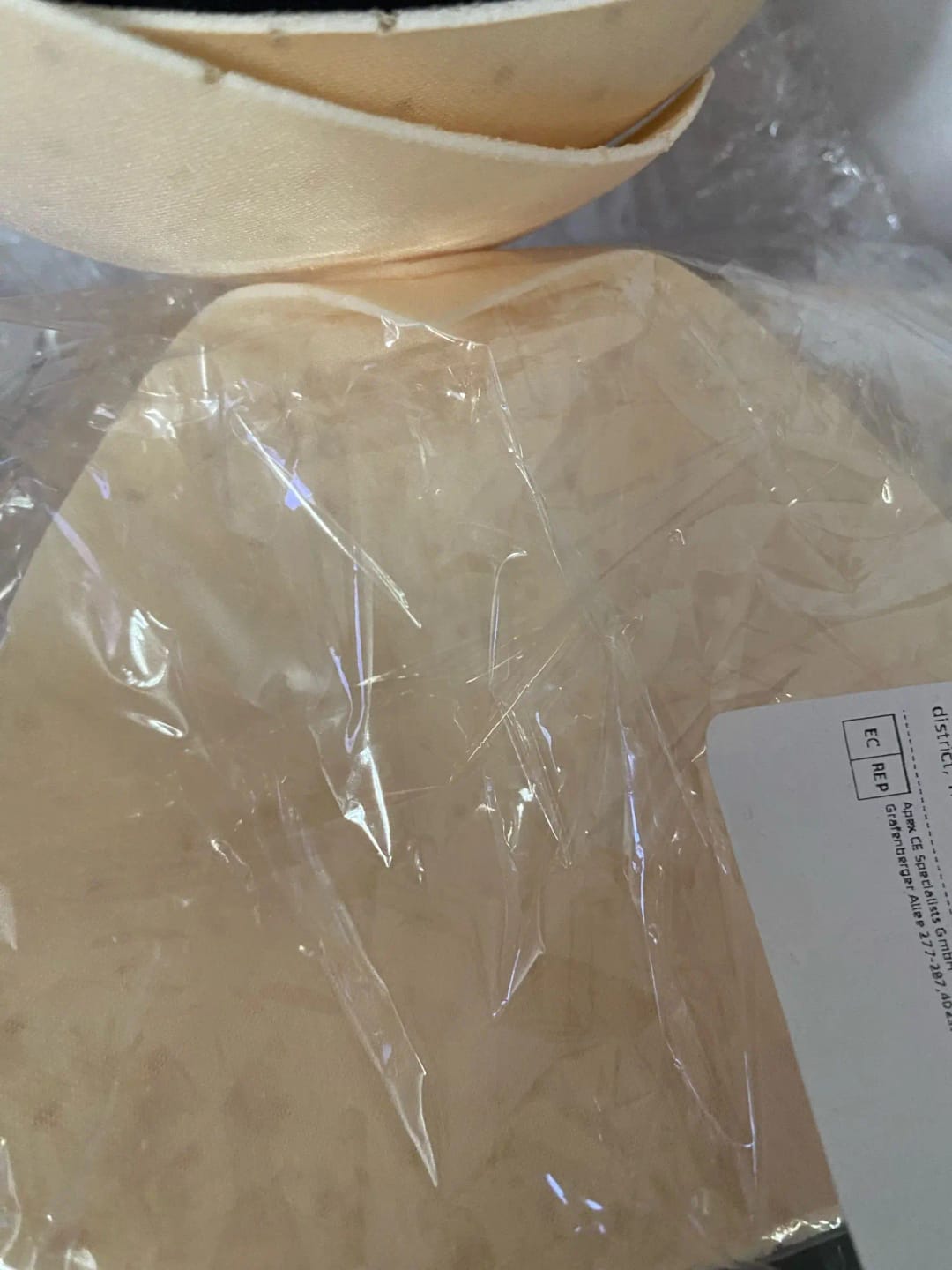 Customer photo review of Sticky Bra Inserts