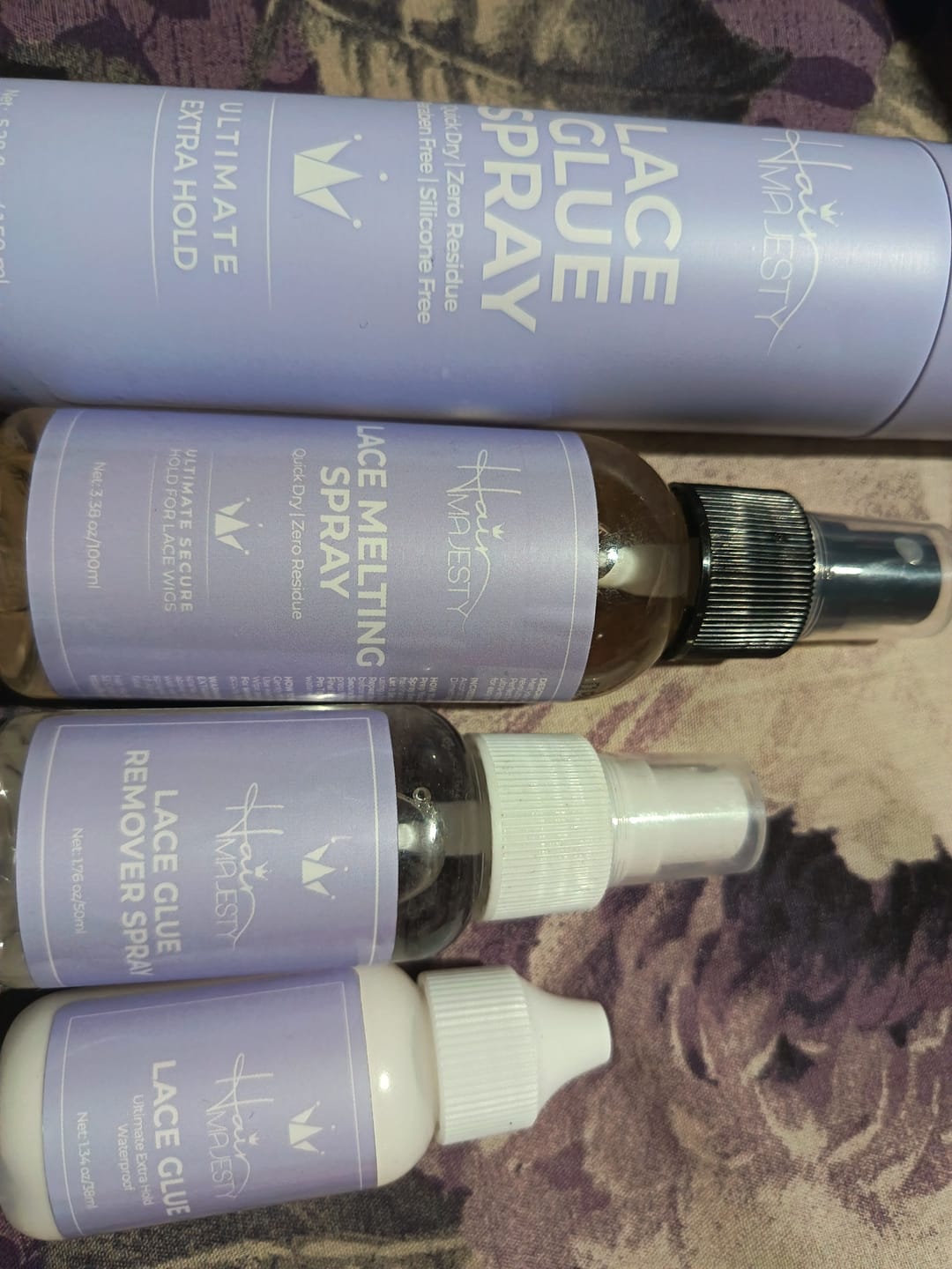 Customer photo review of Lace Wig Glue Remover Spray