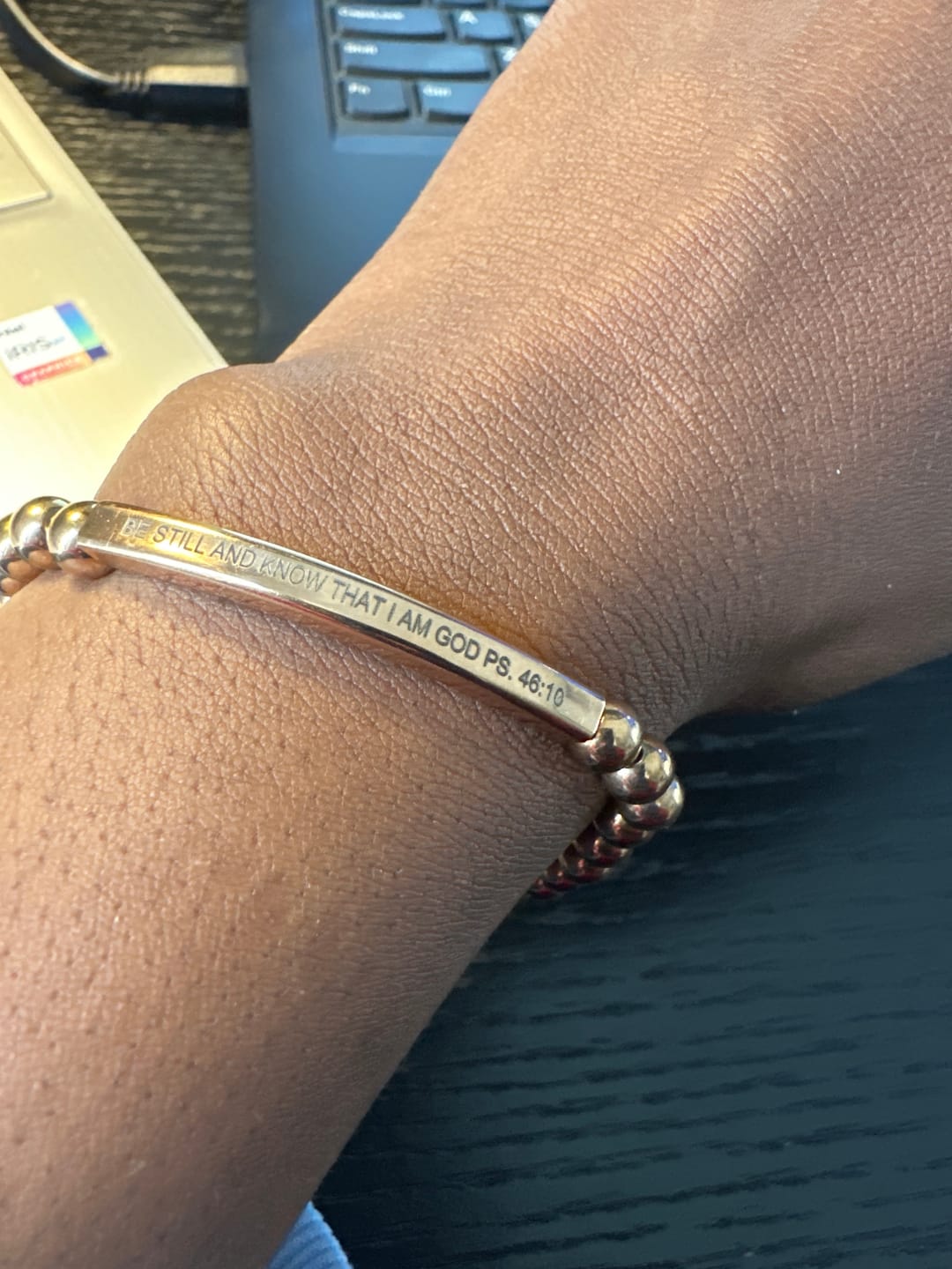 Customer photo review of BE STILL AND KNOW THAT I AM GOD - Psalms 46:10
