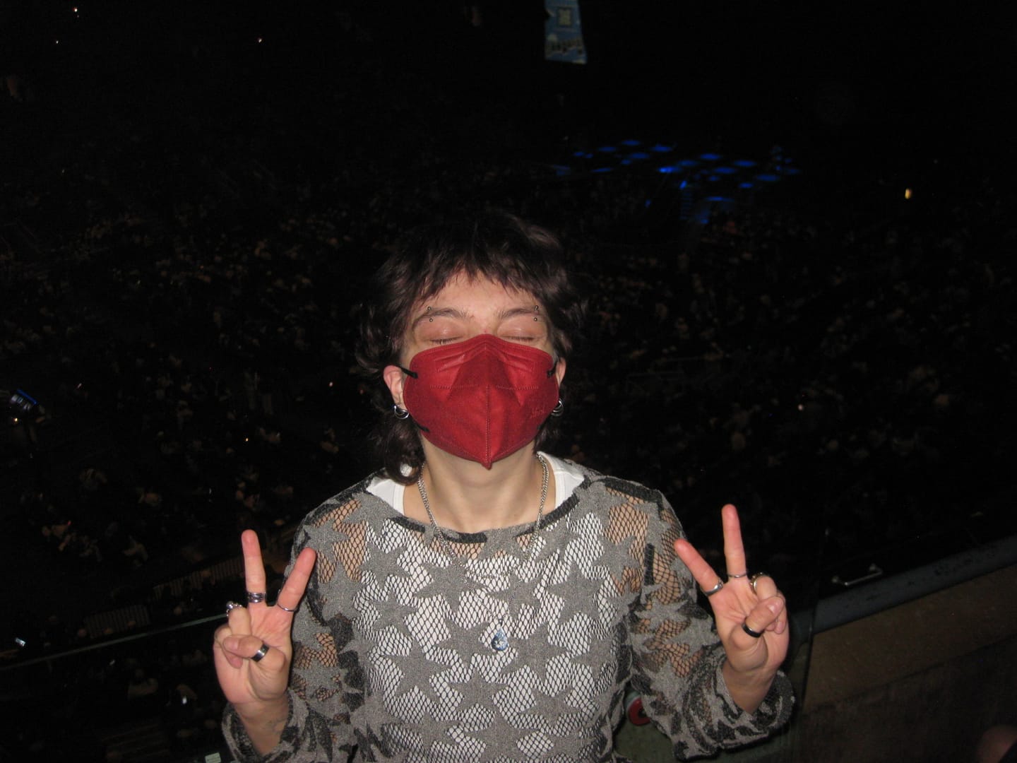 Customer photo review of (Cone Shape) Kind KN95 Respirator Face Mask: The Rich Collection