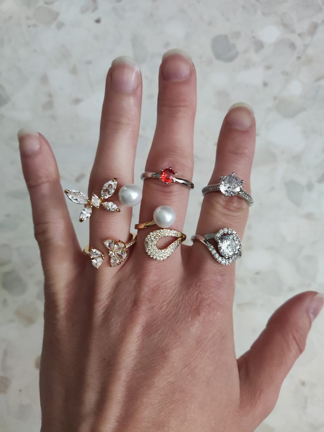 Customer photo review of Mystery Rings Blind Bags Free Shipping