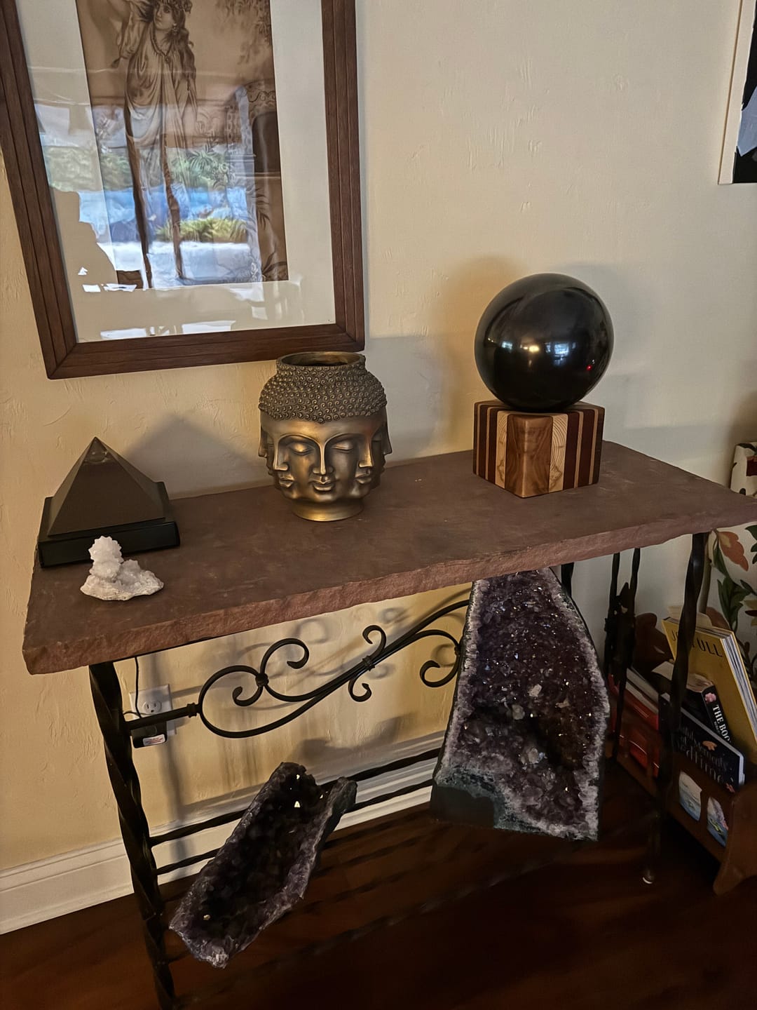 Customer photo review of Shungite Sphere, Enormous, 200mm/8 Inches, Far Reaching Protection