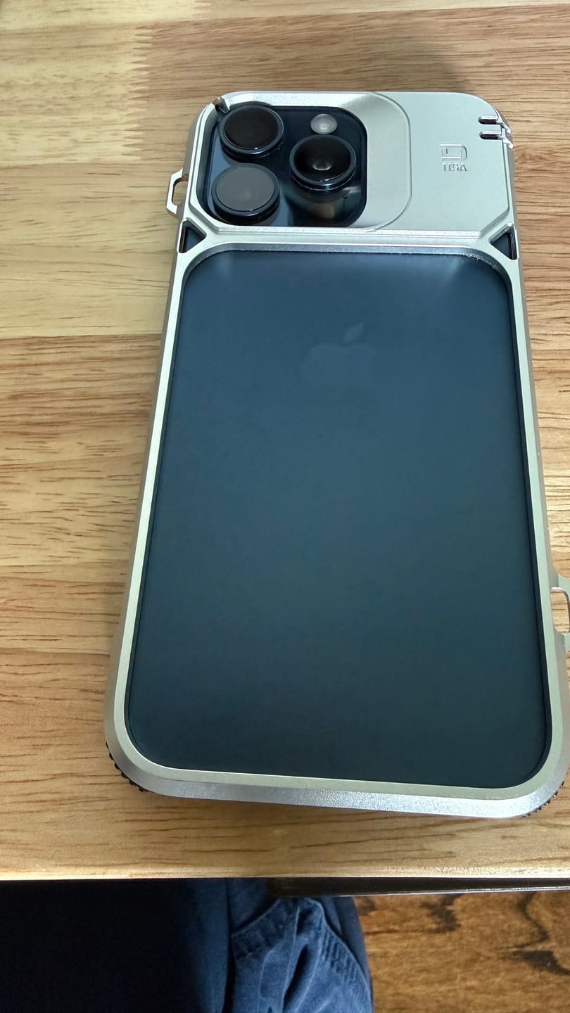 Customer photo review of DANGO COVERT CASE FOR IPHONE 15 PRO MAX