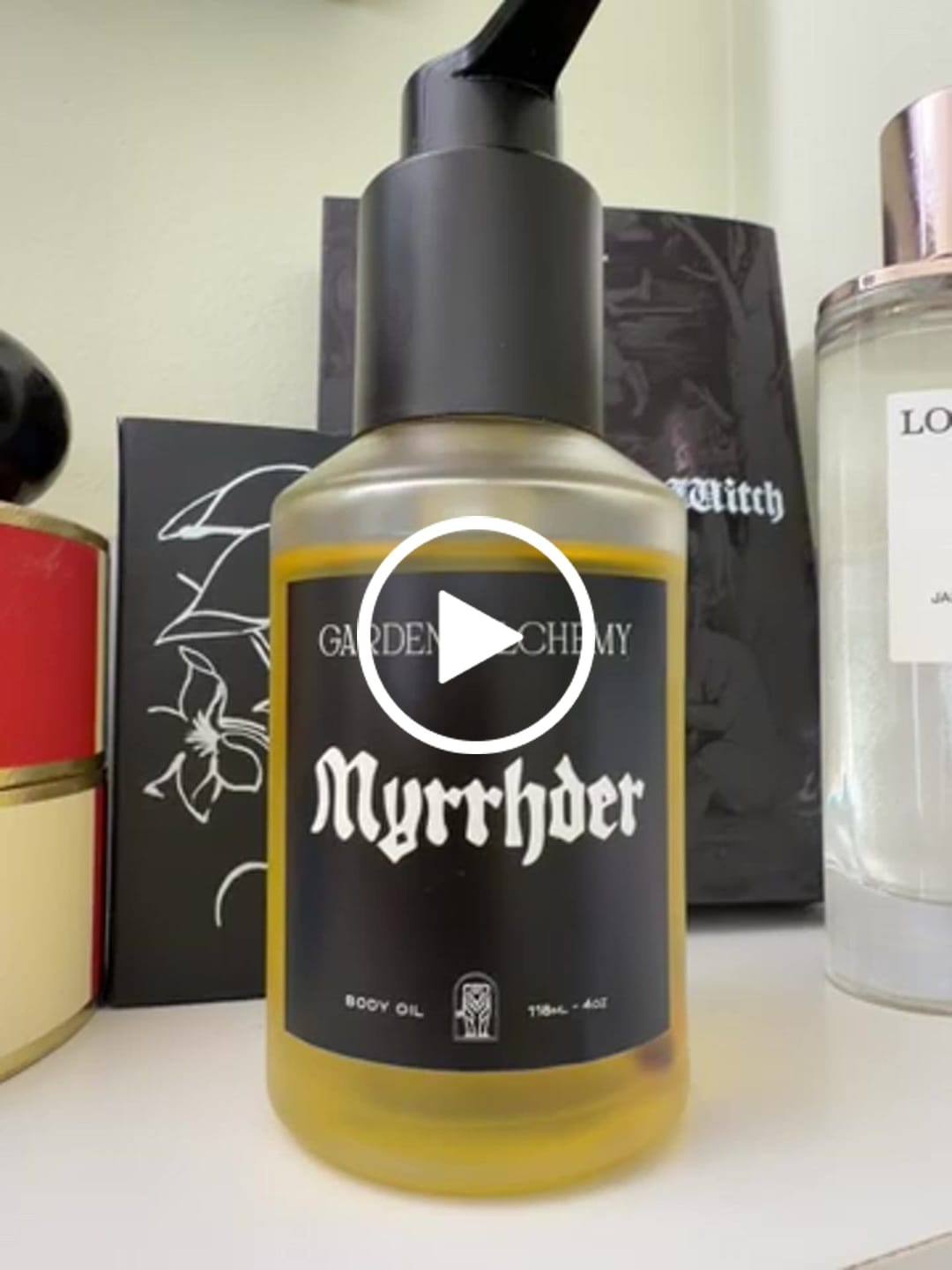 Customer video review of MYRRHDER body oil