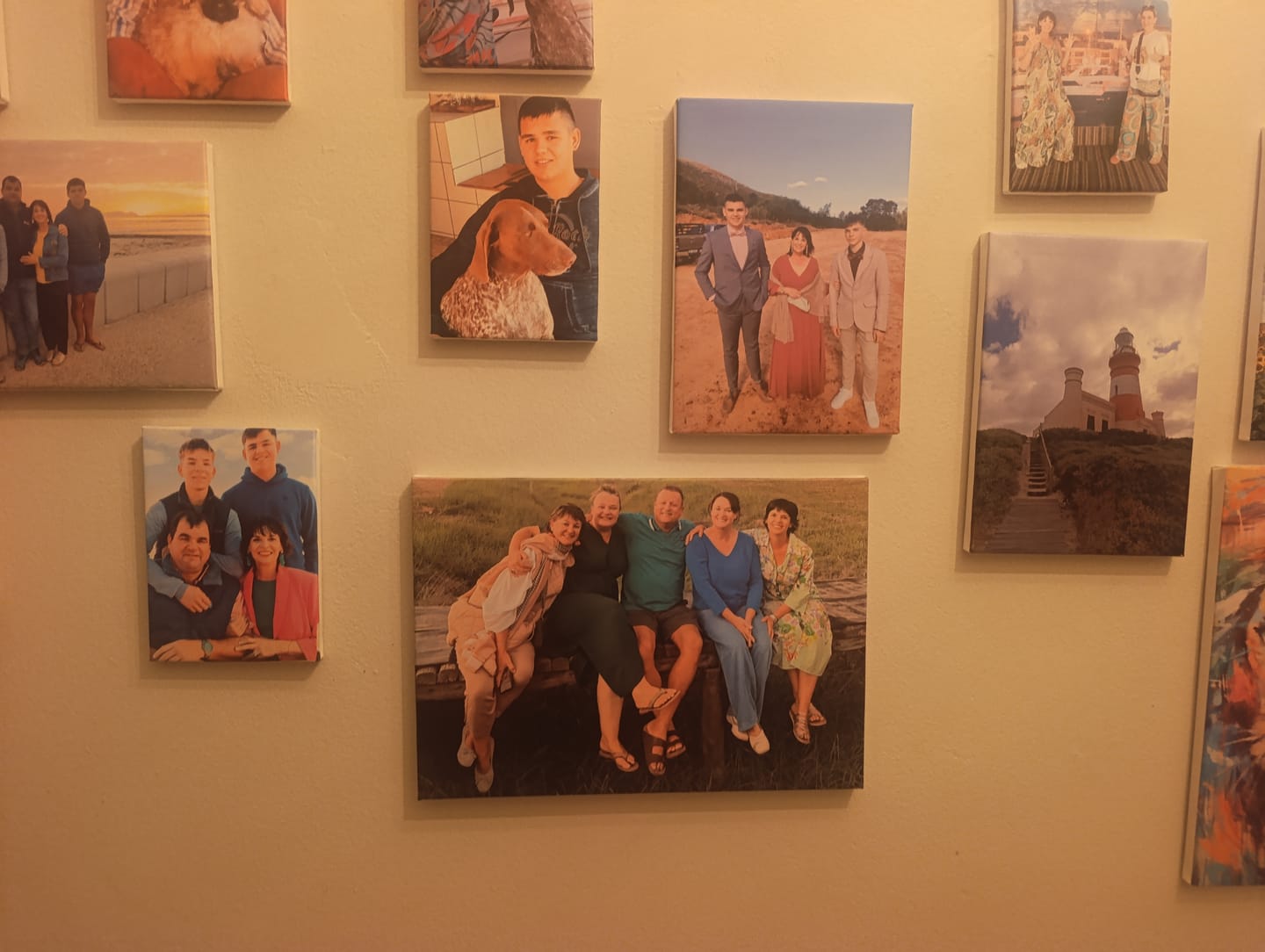 Customer photo review of 4 x A3 Canvas Combo