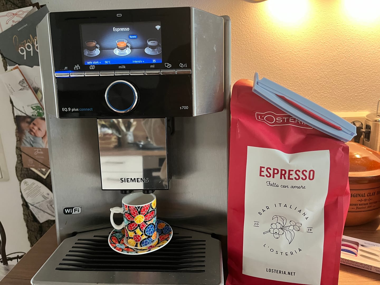 Customer photo review of L'Osteria Espresso Vorteilspack 2 x 1 Kg