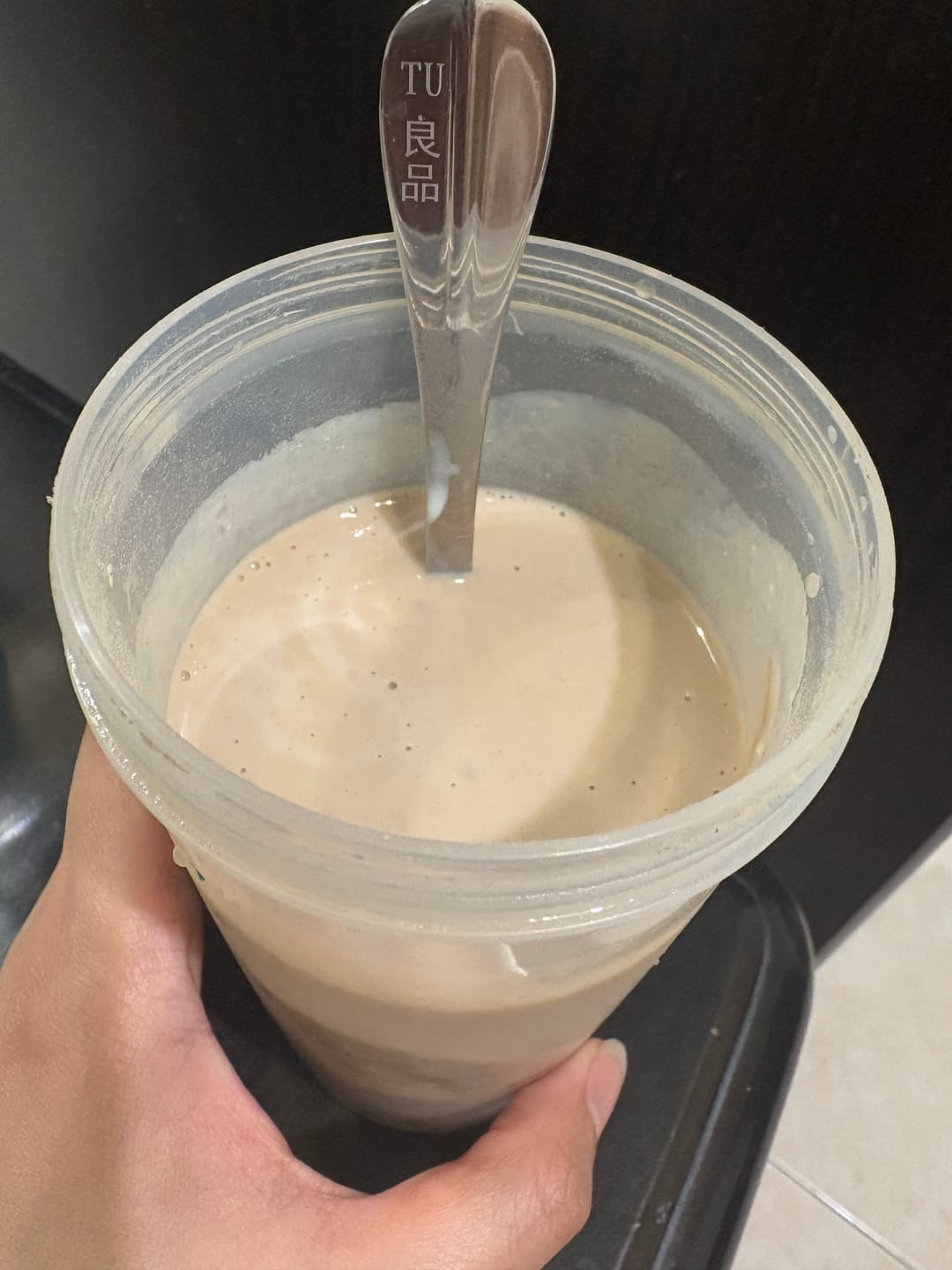 Customer photo review of 全素 豌豆蛋白飲－隨手包｜開心果可可