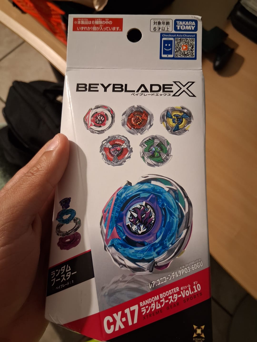 Customer photo review of [Pre-Order] Takara Tomy Beyblade X CX-17 Random Booster-10