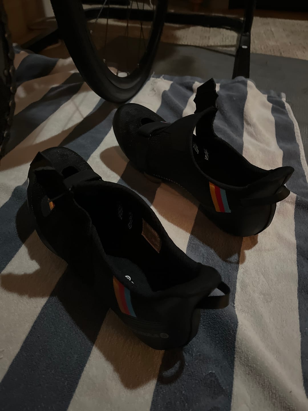 Customer photo review of Worldcup 4E Triathlon (sprint) Cycling shoe