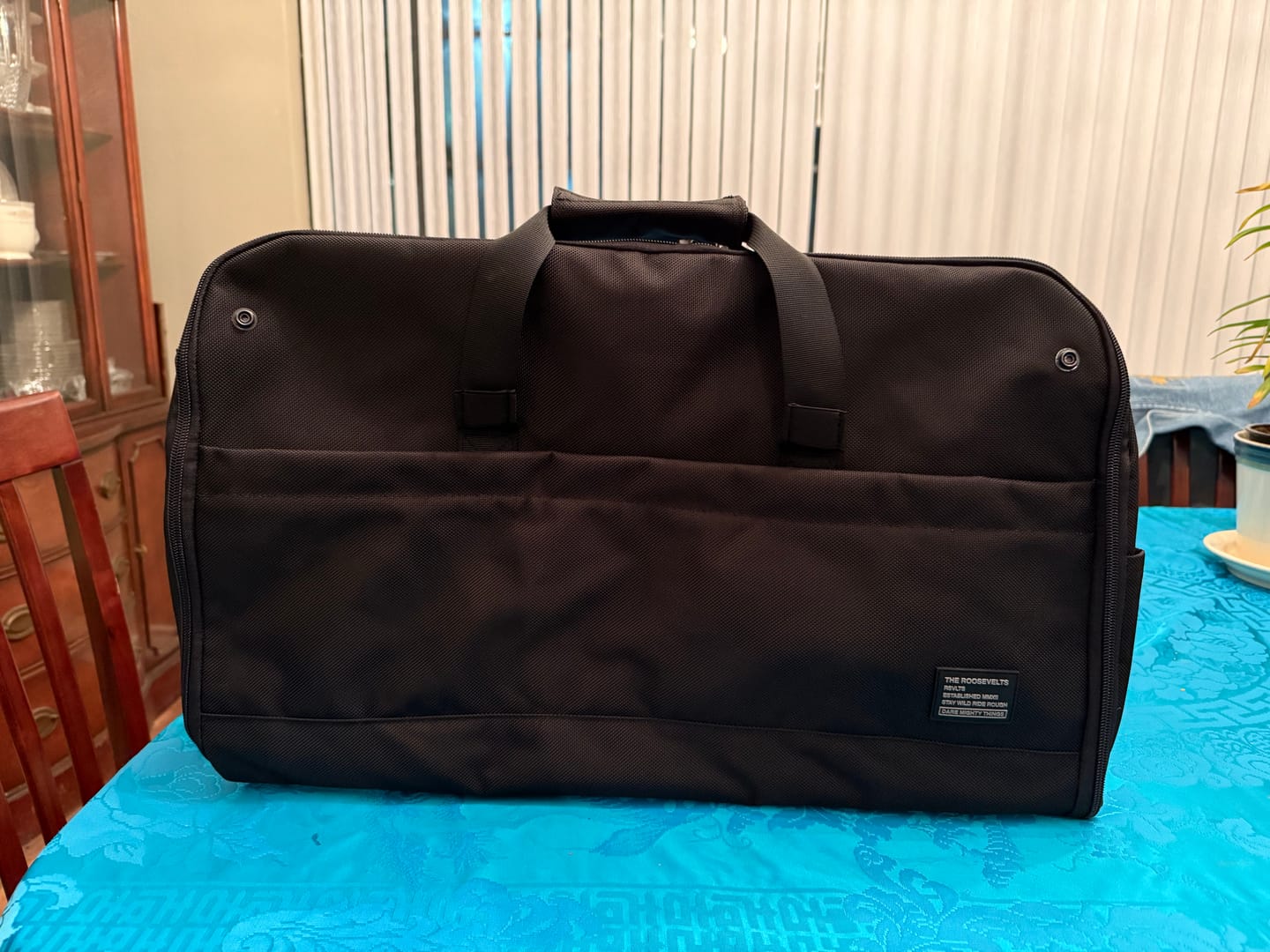 Customer photo review of Black – Garment Duffel