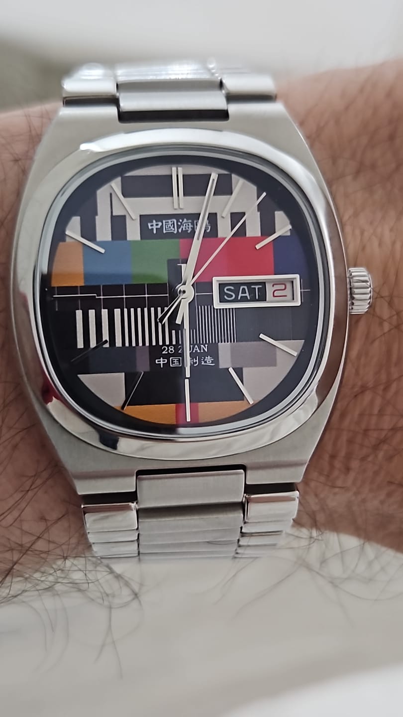 Customer photo review of Vintage | TV Dial | Tonneau | Calendar | 36mm