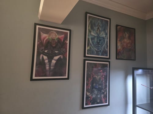 Customer photo review of 3D Triple Transition [Opening the Gates] Lenticular Print