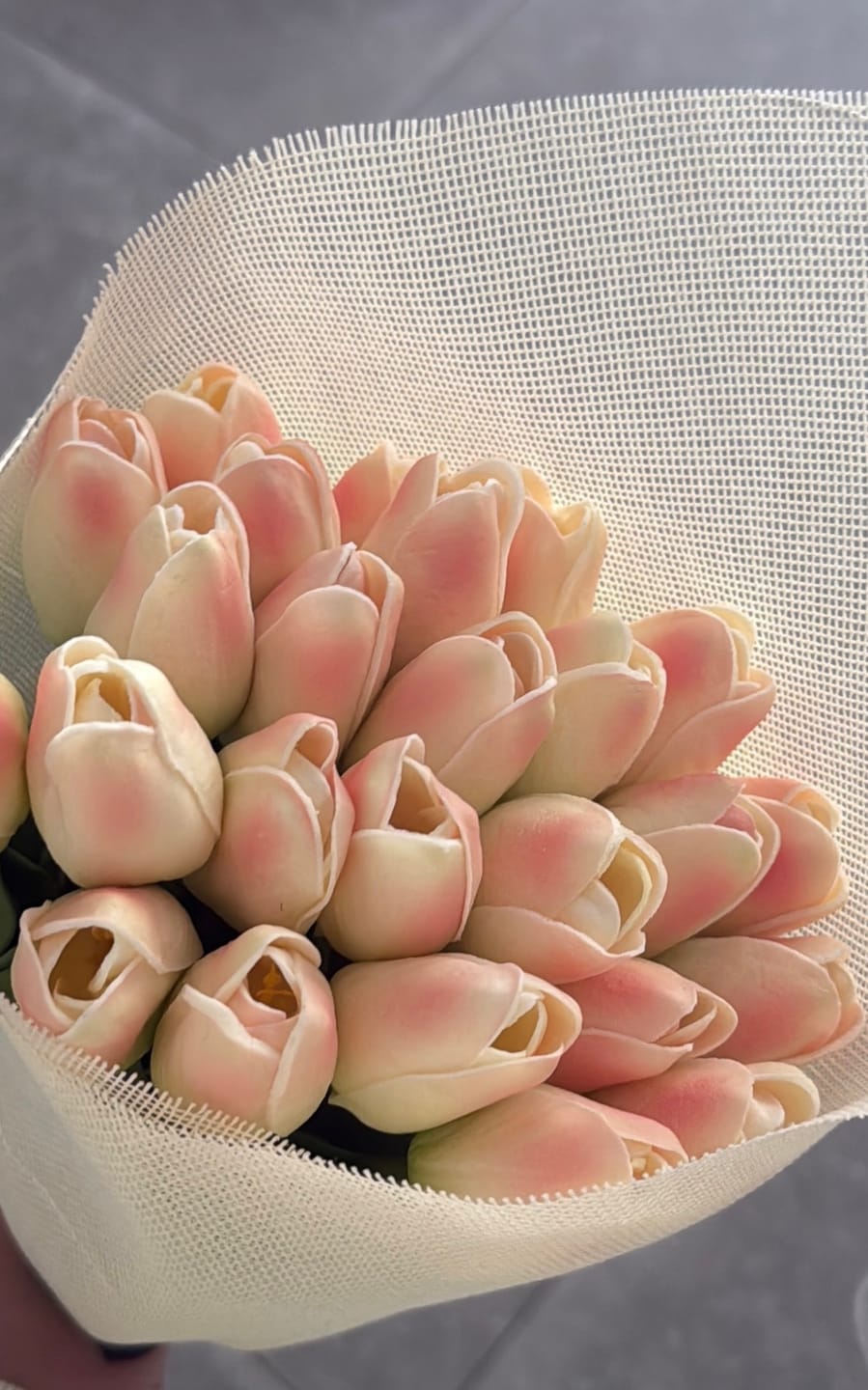 Customer photo review of Tulpen Boeket - Oud Roze (25 stengels)