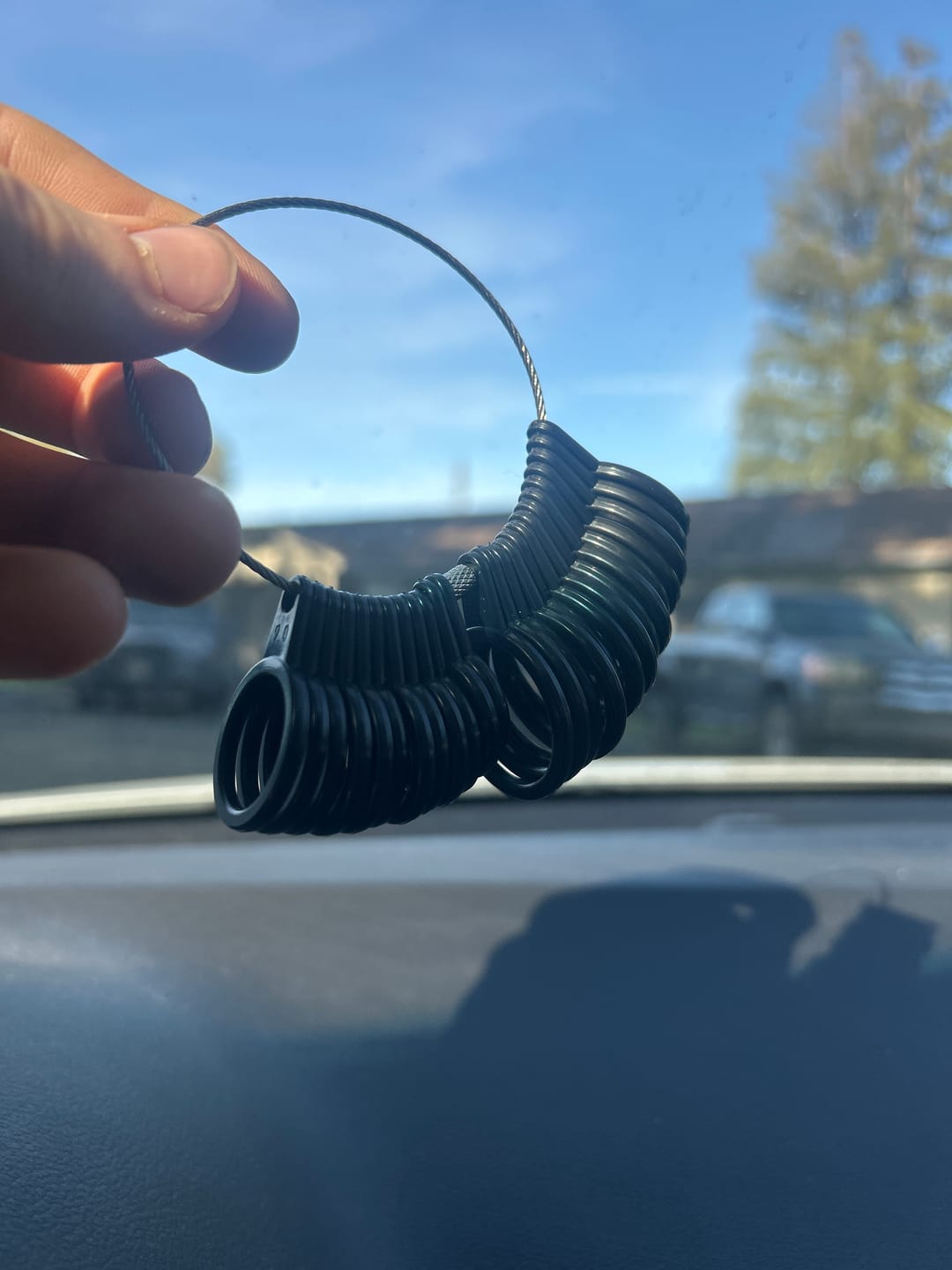 Customer photo review of Thorum Ring Sizer