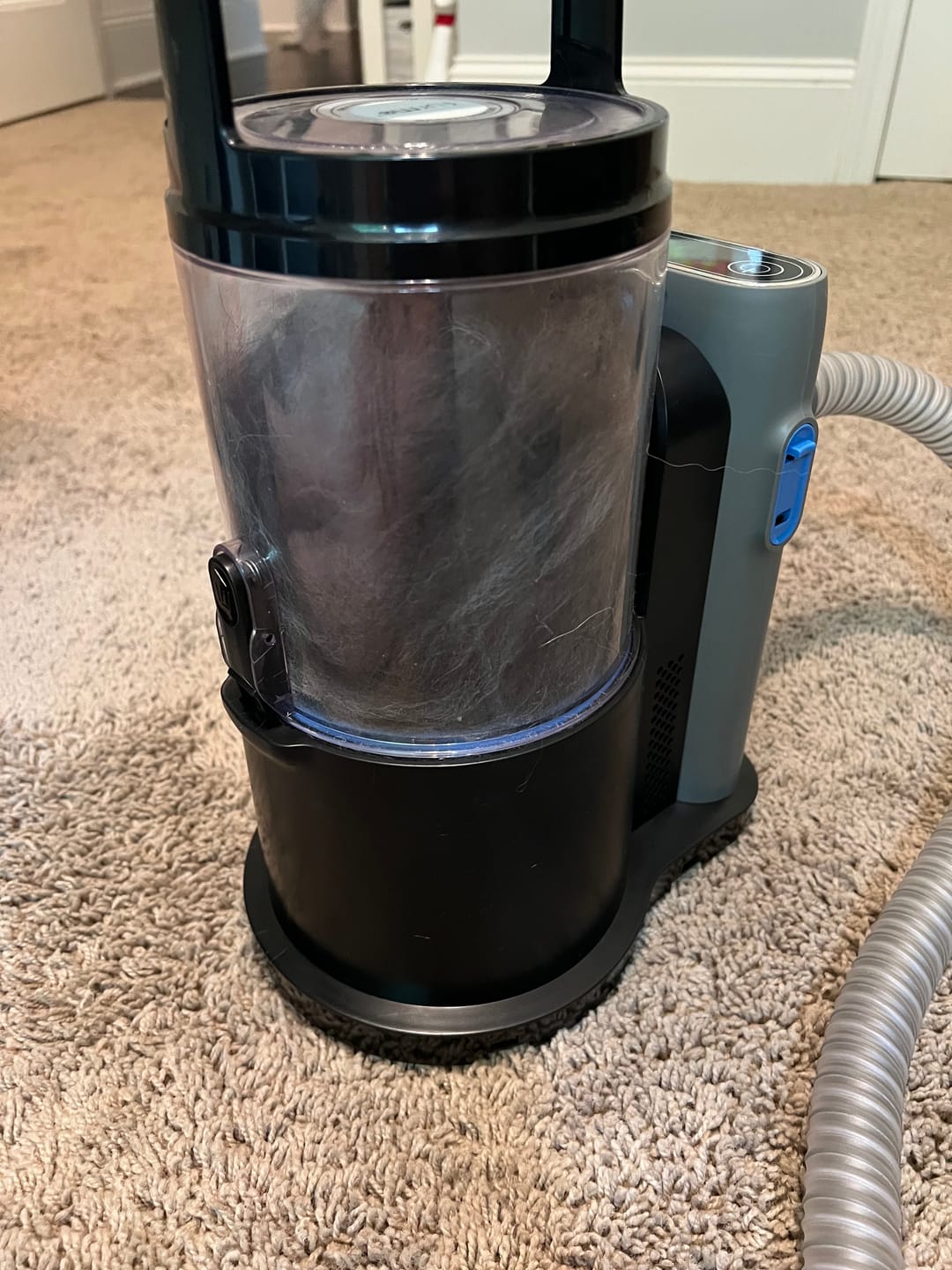Customer photo review of Professional PLUS Pet Grooming Vacuum Kit