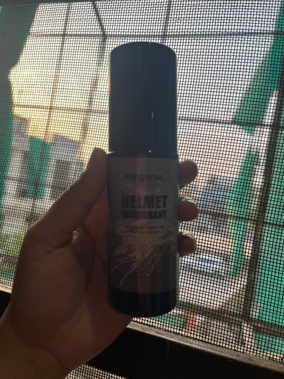 Customer photo review of Helmet Deodarant | 100 ml